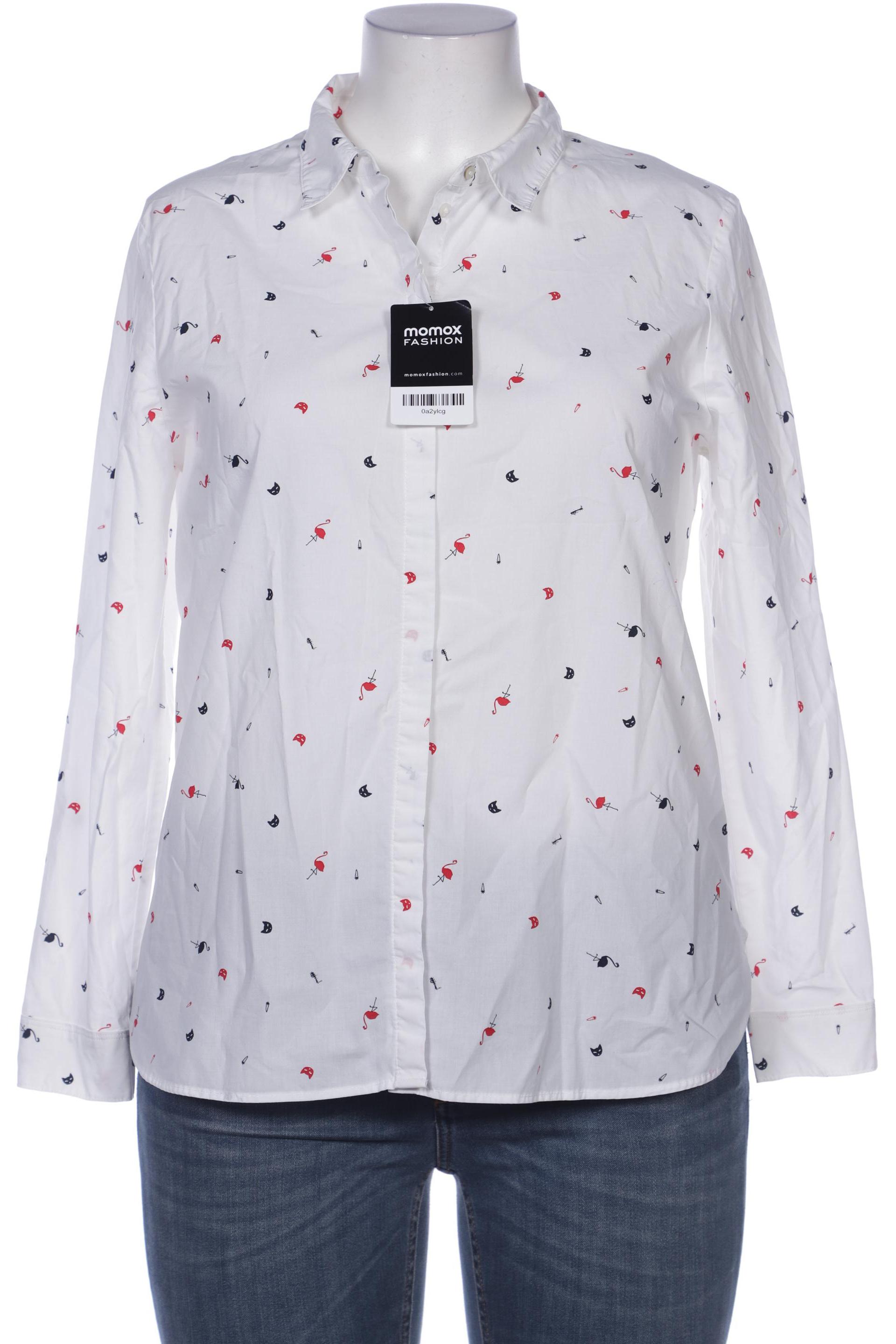 

edc by Esprit Damen Bluse, weiß, Gr. 42