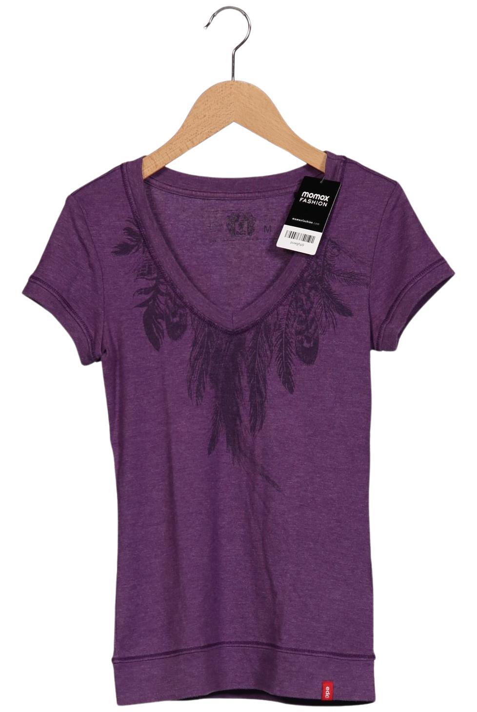 

edc by Esprit Damen T-Shirt, flieder, Gr. 38