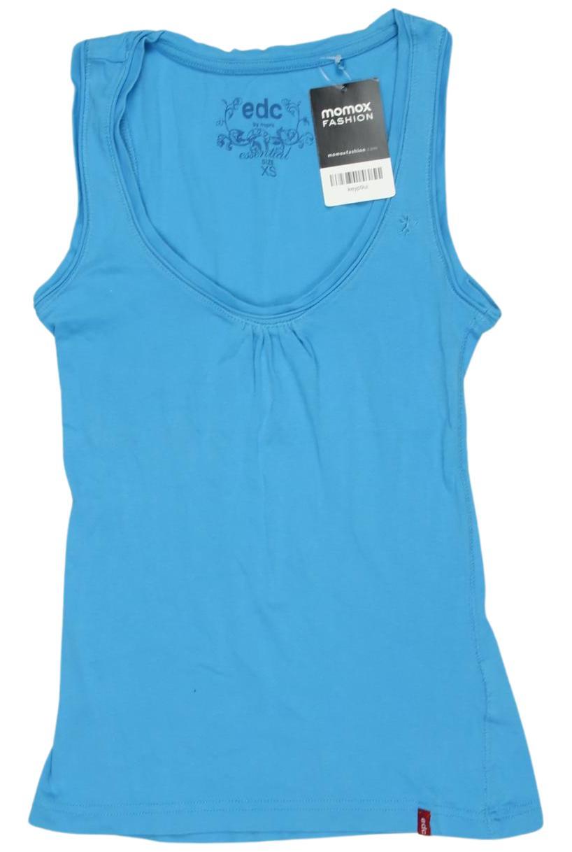 

edc by Esprit Damen Top, blau, Gr. 34