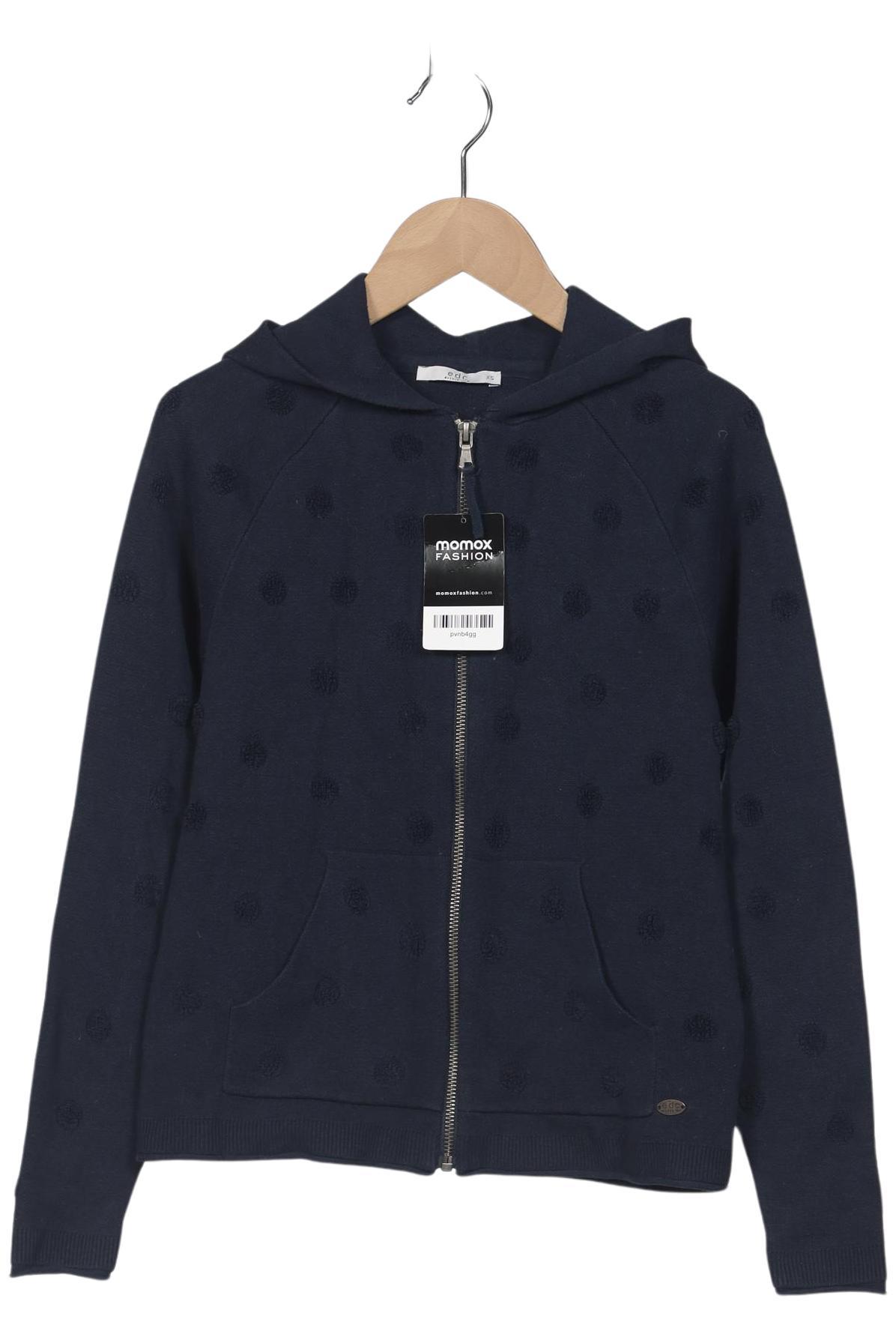 

edc by Esprit Damen Kapuzenpullover, marineblau, Gr. 34