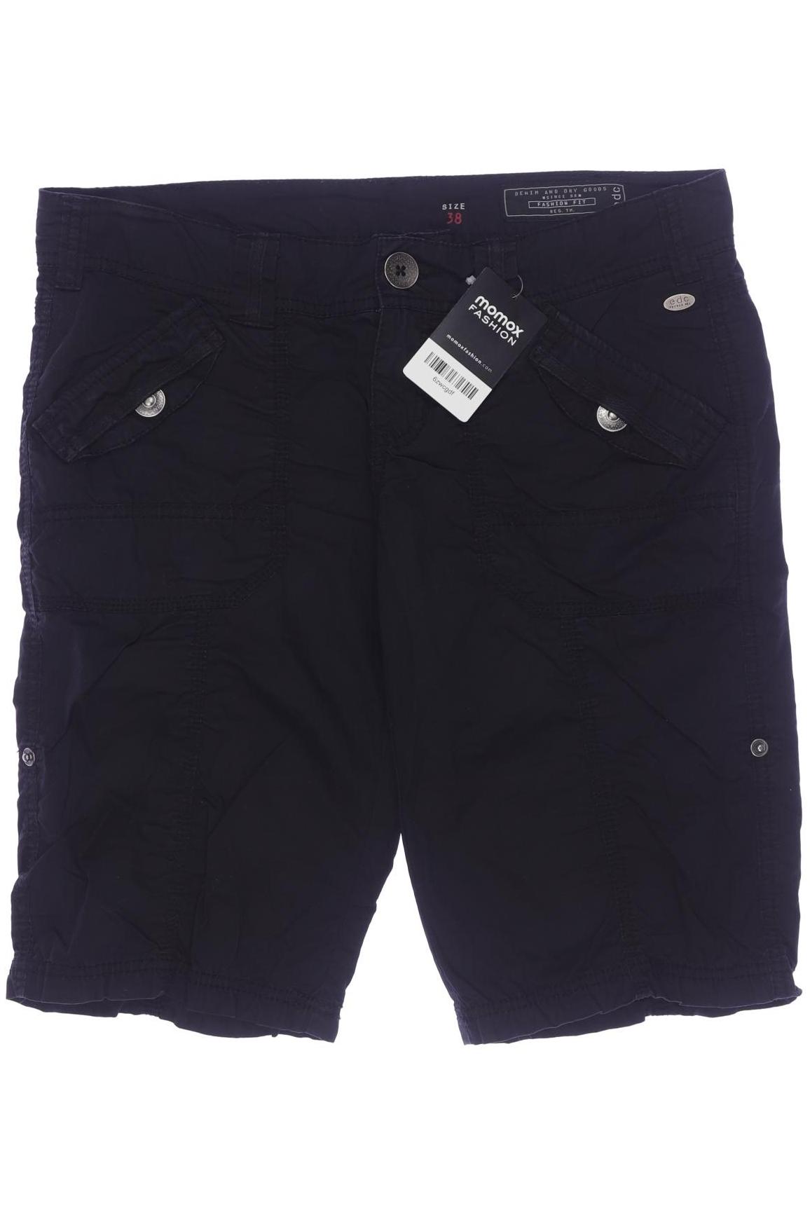 

edc by Esprit Damen Shorts, schwarz, Gr. 38