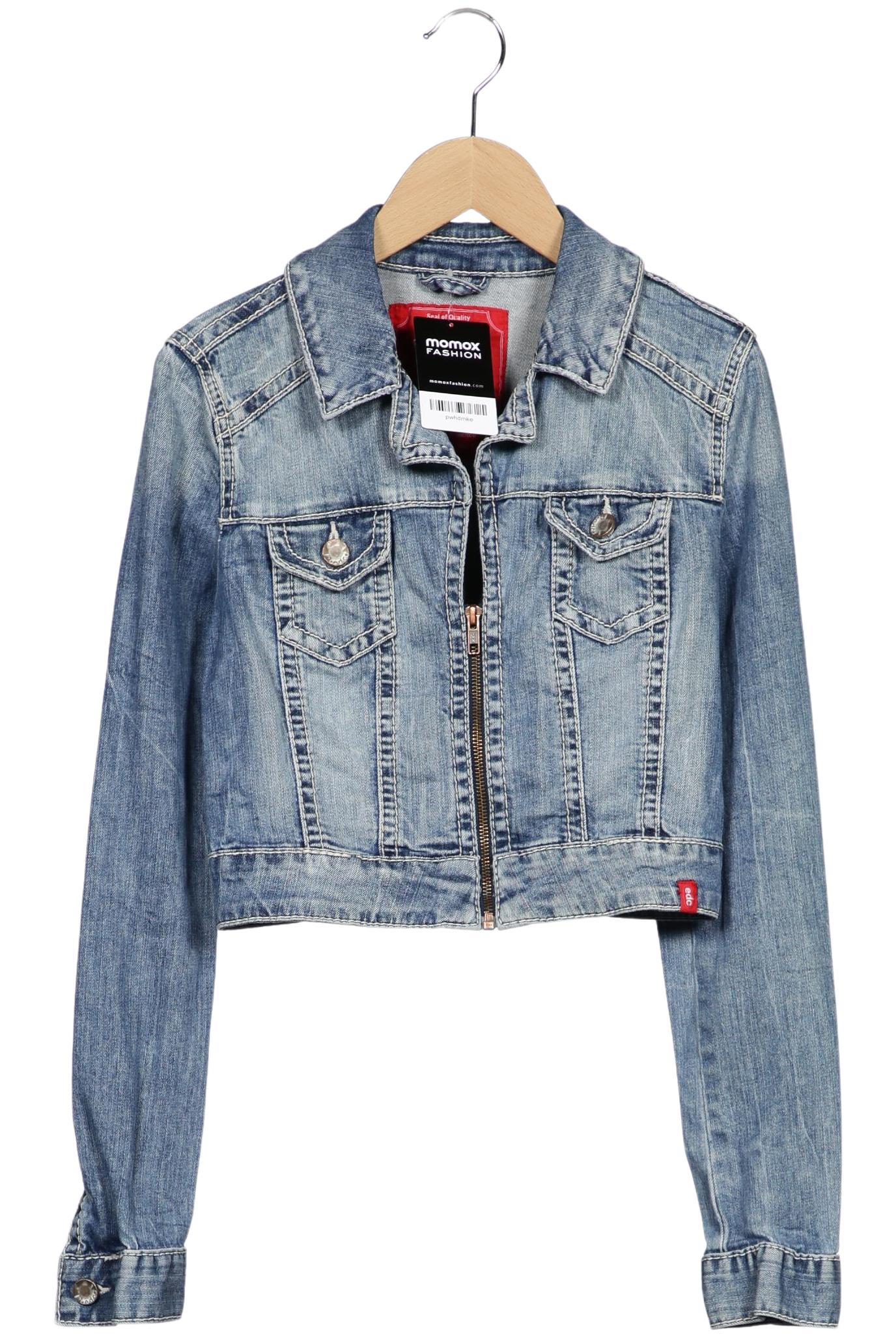 

edc by Esprit Damen Jacke, hellblau, Gr. 36