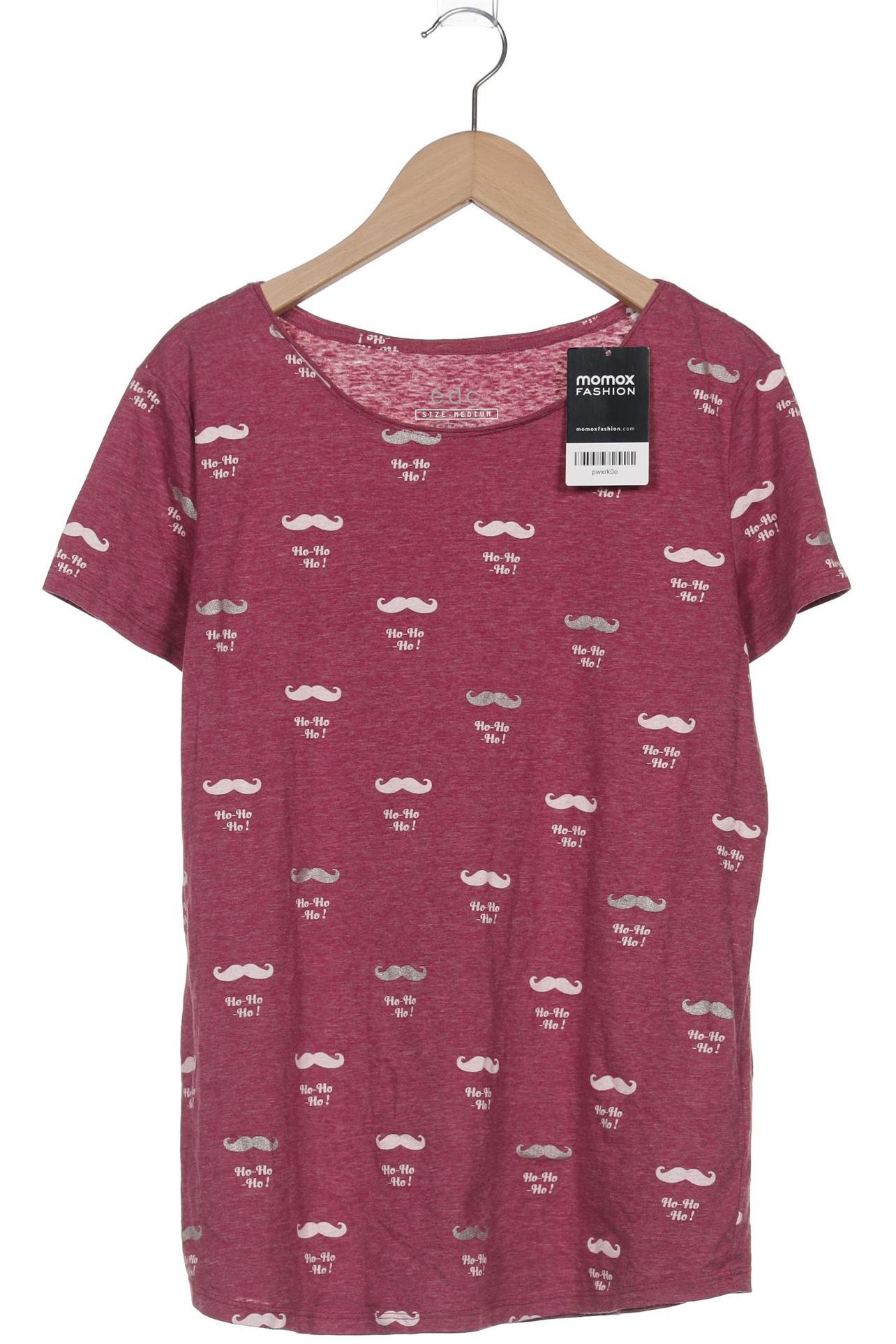 

edc by Esprit Damen T-Shirt, bordeaux, Gr. 38