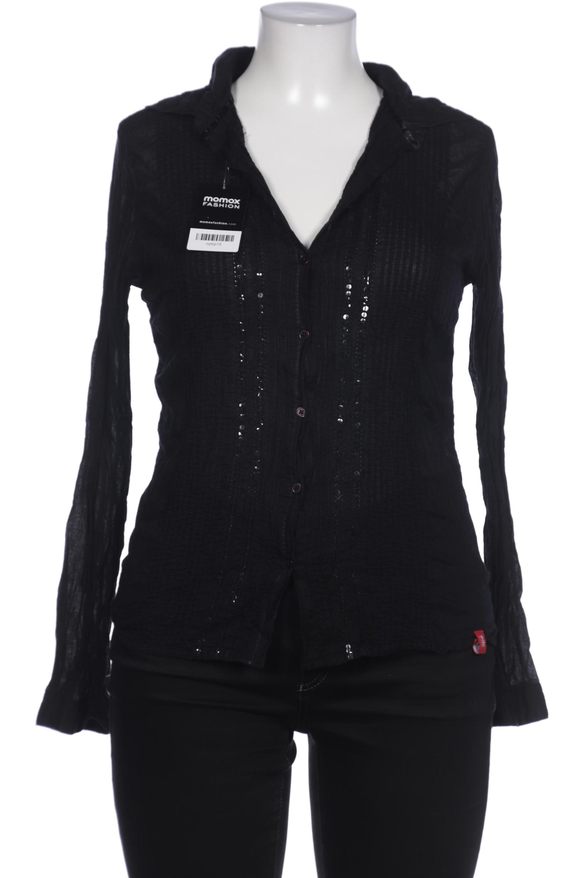 

edc by Esprit Damen Bluse, schwarz, Gr. 44