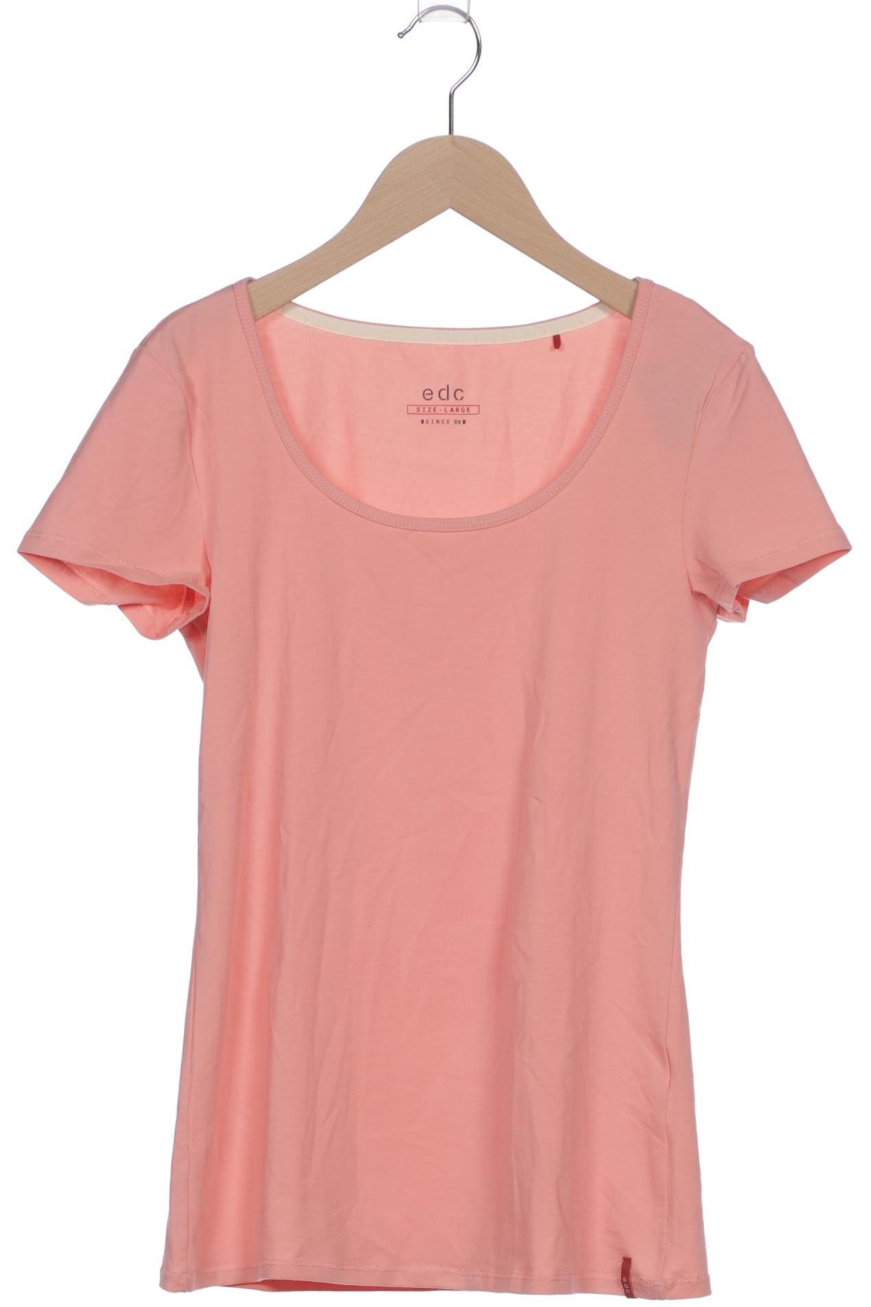 

edc by Esprit Damen T-Shirt, pink, Gr. 42