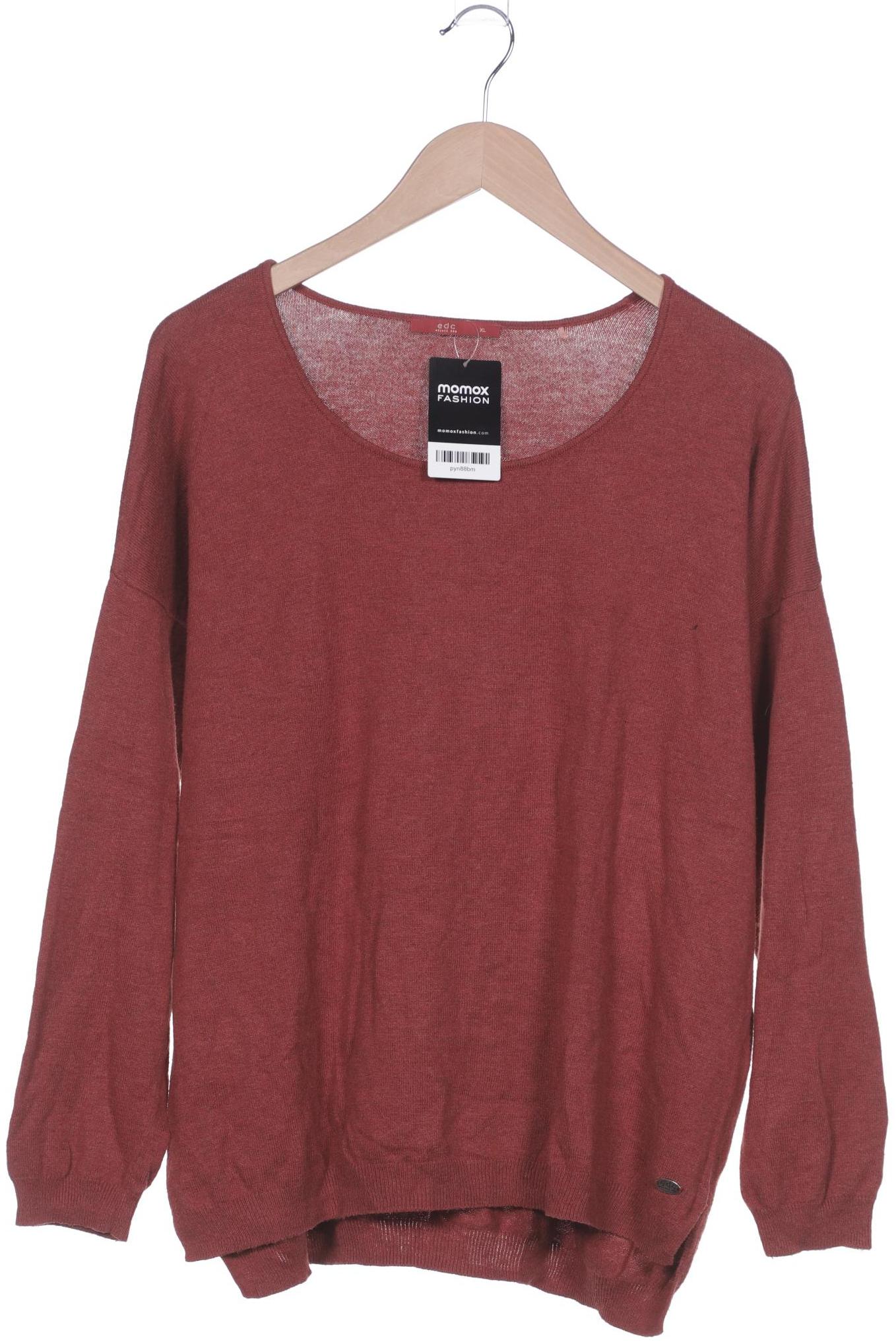 

edc by Esprit Damen Pullover, rot, Gr. 44