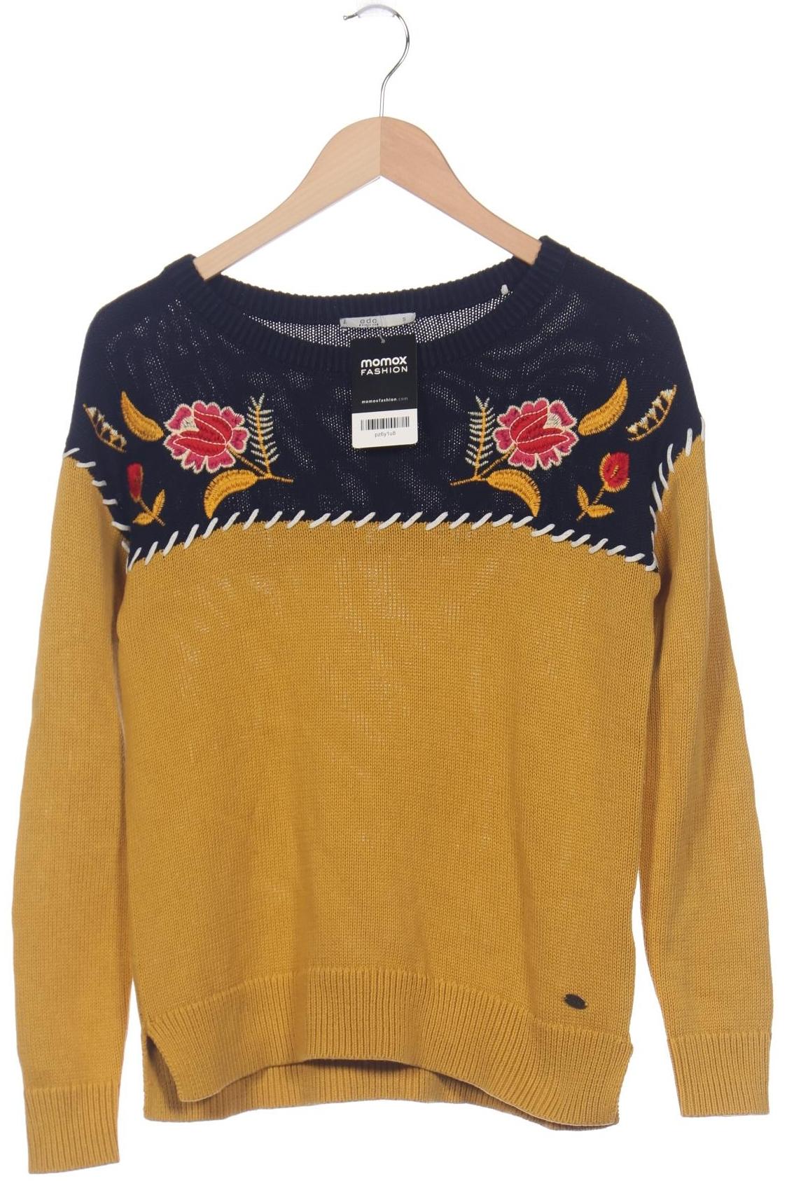 

edc by Esprit Damen Pullover, gelb, Gr. 36