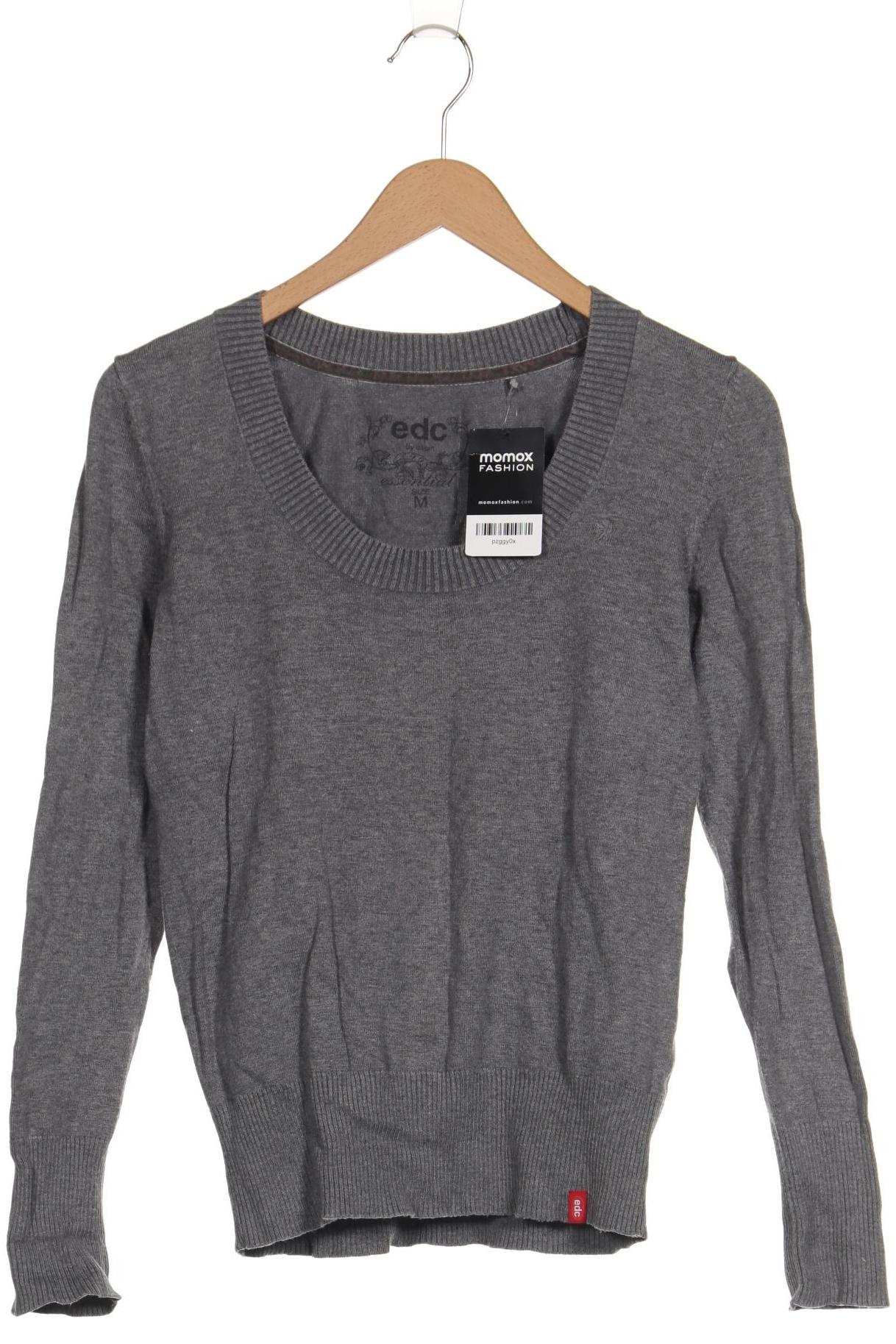 

edc by Esprit Damen Pullover, grau, Gr. 38