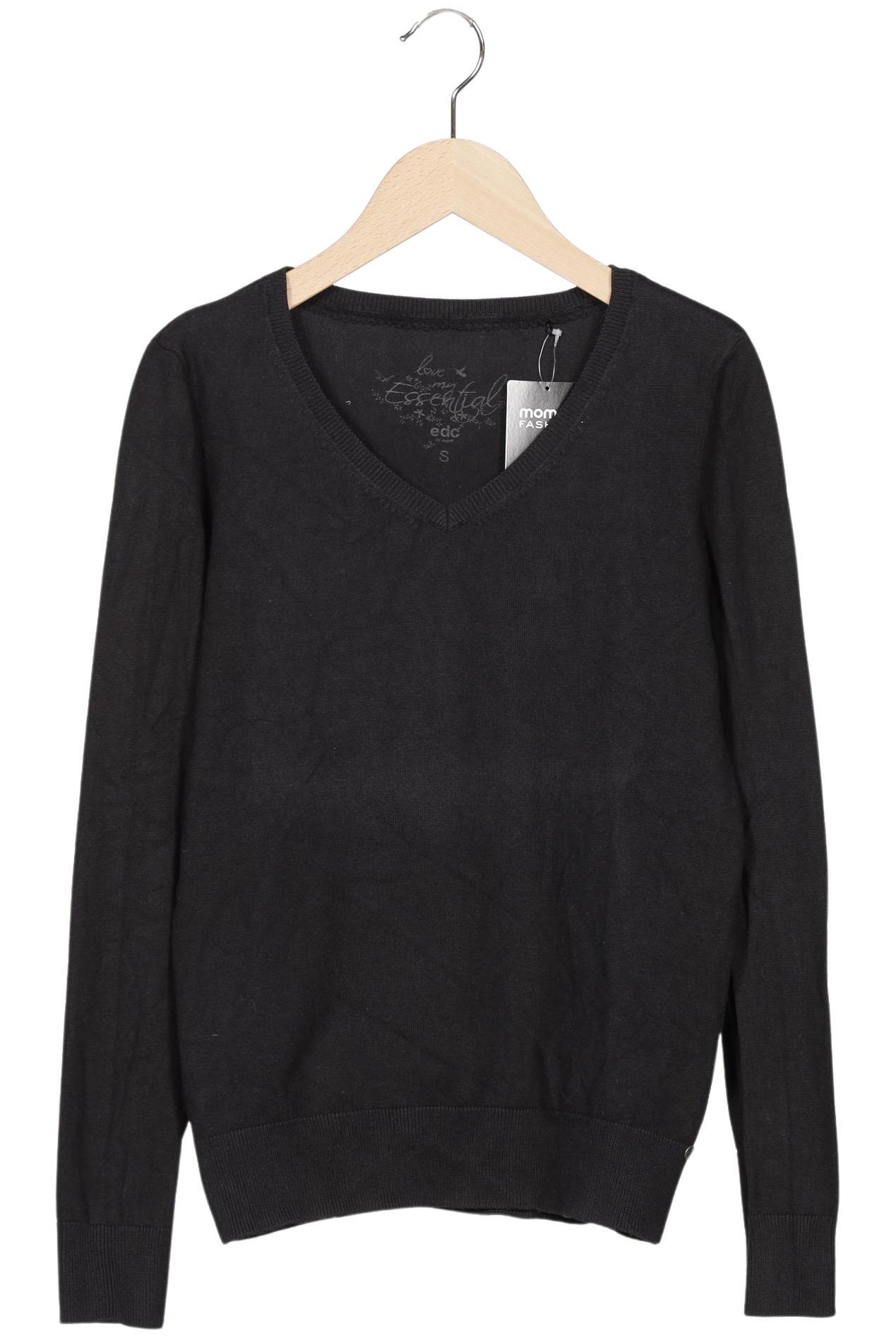 

edc by Esprit Damen Pullover, schwarz, Gr. 36