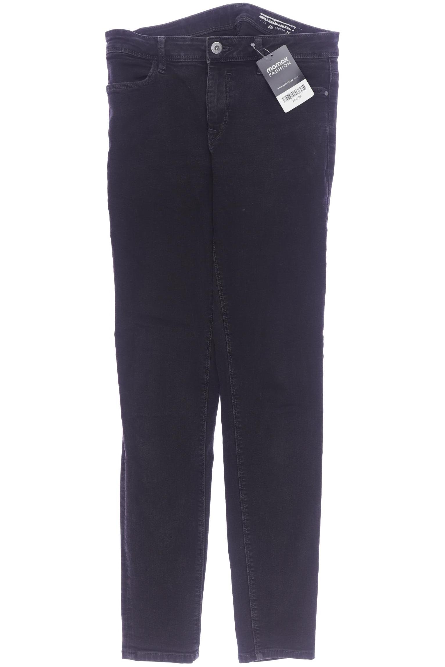 

edc by Esprit Damen Jeans, schwarz, Gr. 28
