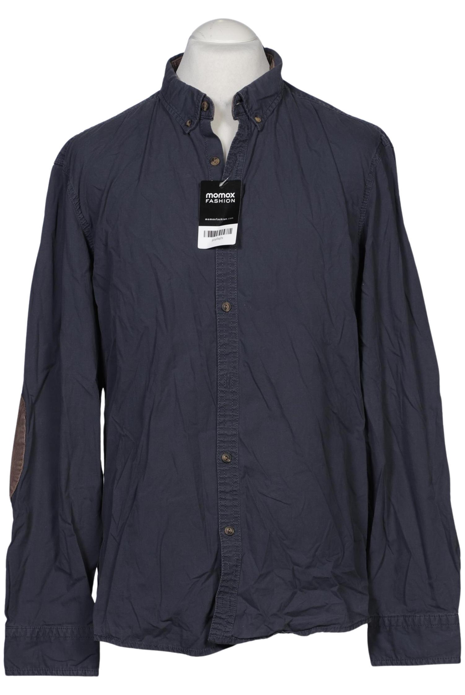 

edc by Esprit Herren Hemd, marineblau, Gr. 54