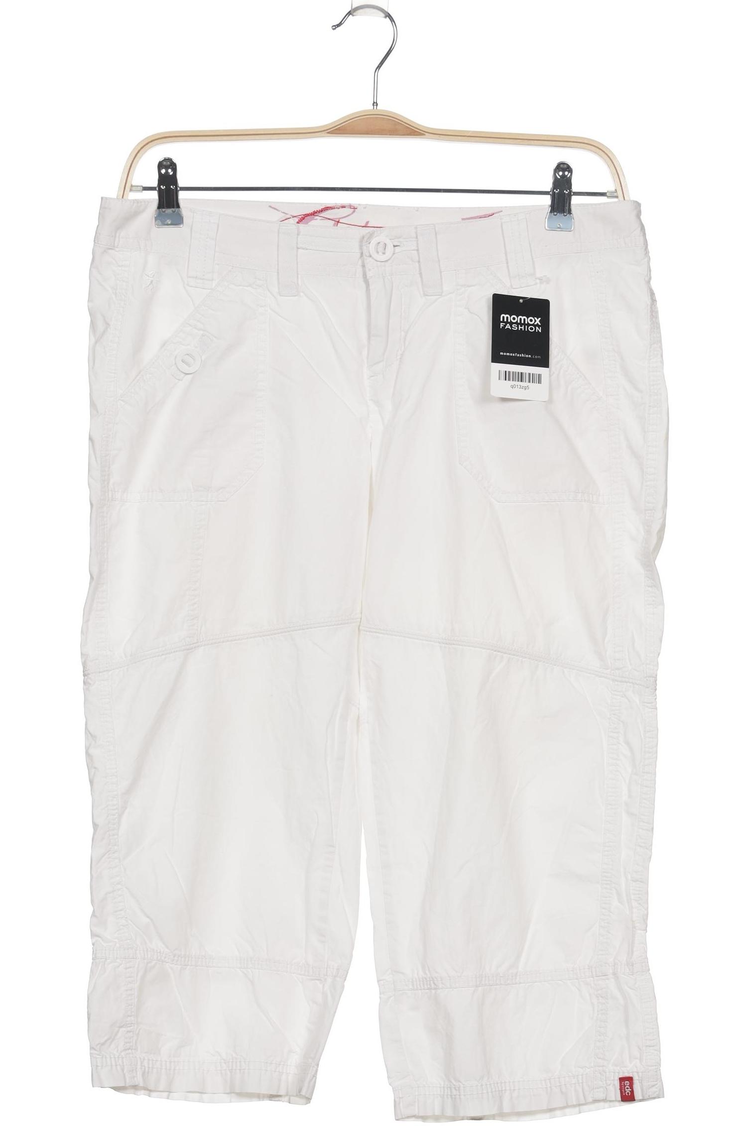 

edc by Esprit Damen Stoffhose, weiß, Gr. 40