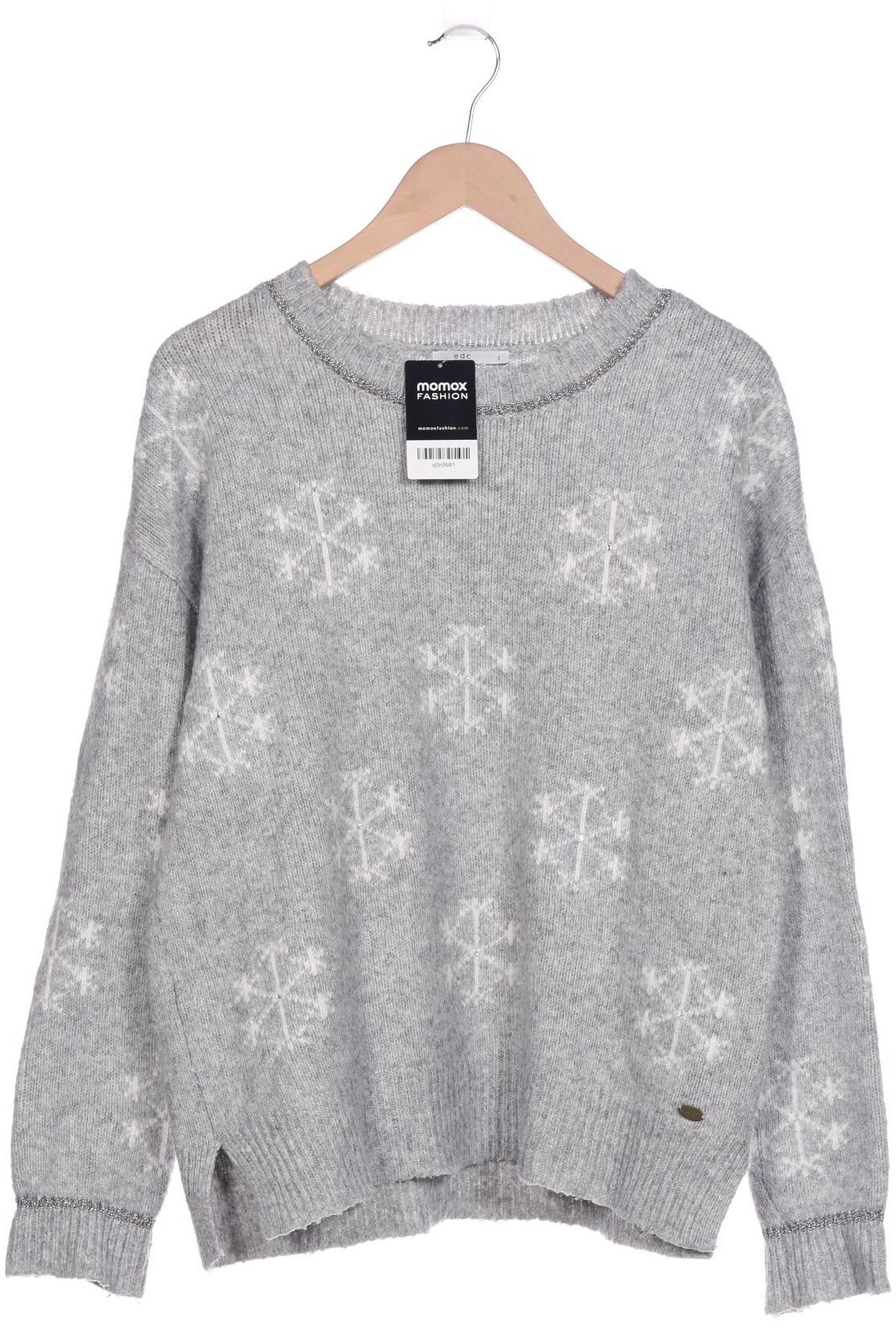 

edc by Esprit Damen Pullover, grau, Gr. 36