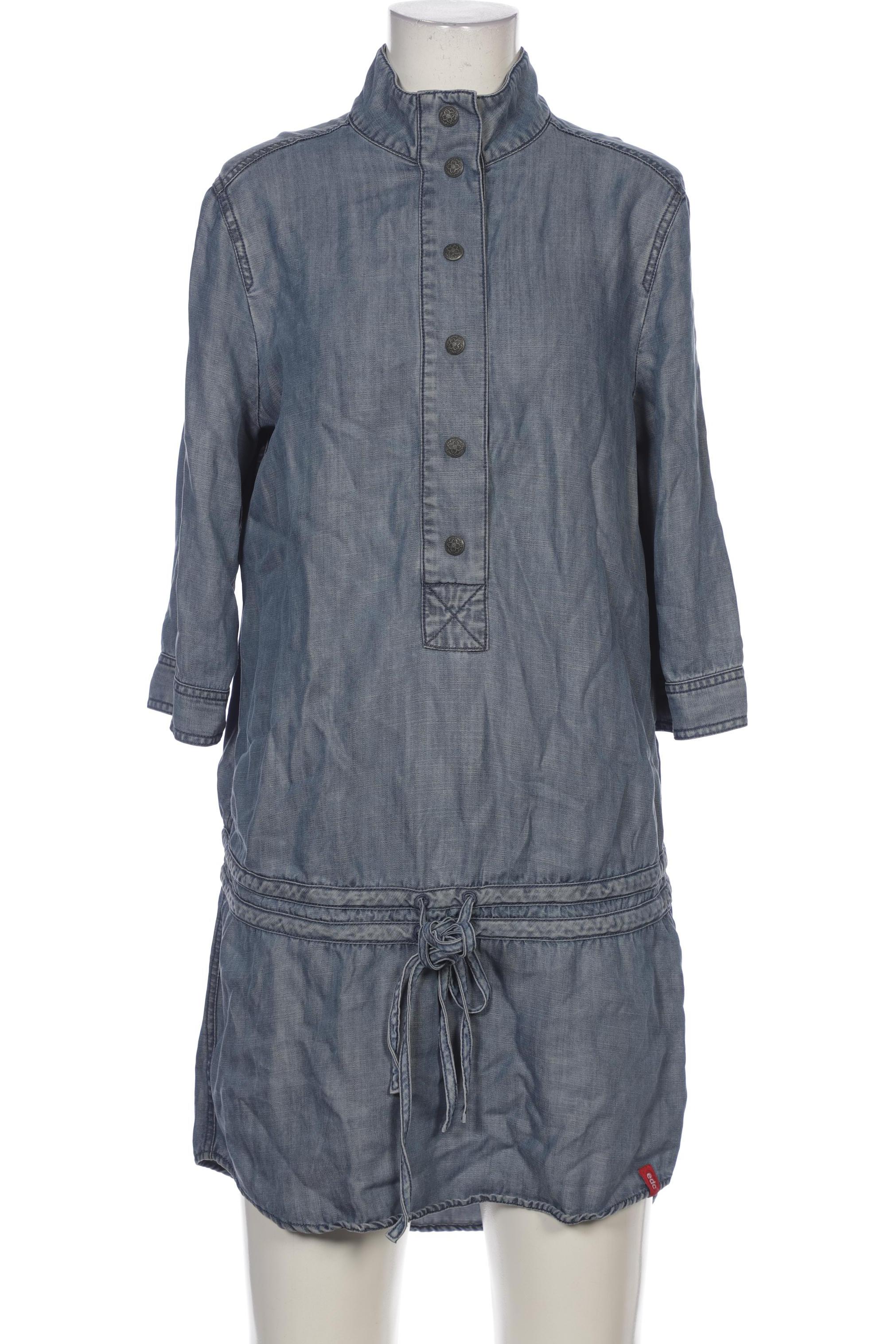 

edc by Esprit Damen Bluse, blau, Gr. 36
