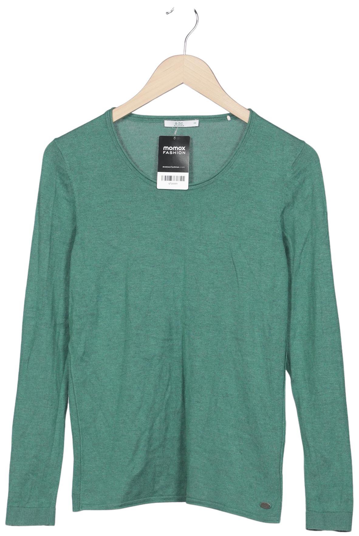 

edc by Esprit Damen Pullover, grün, Gr. 38