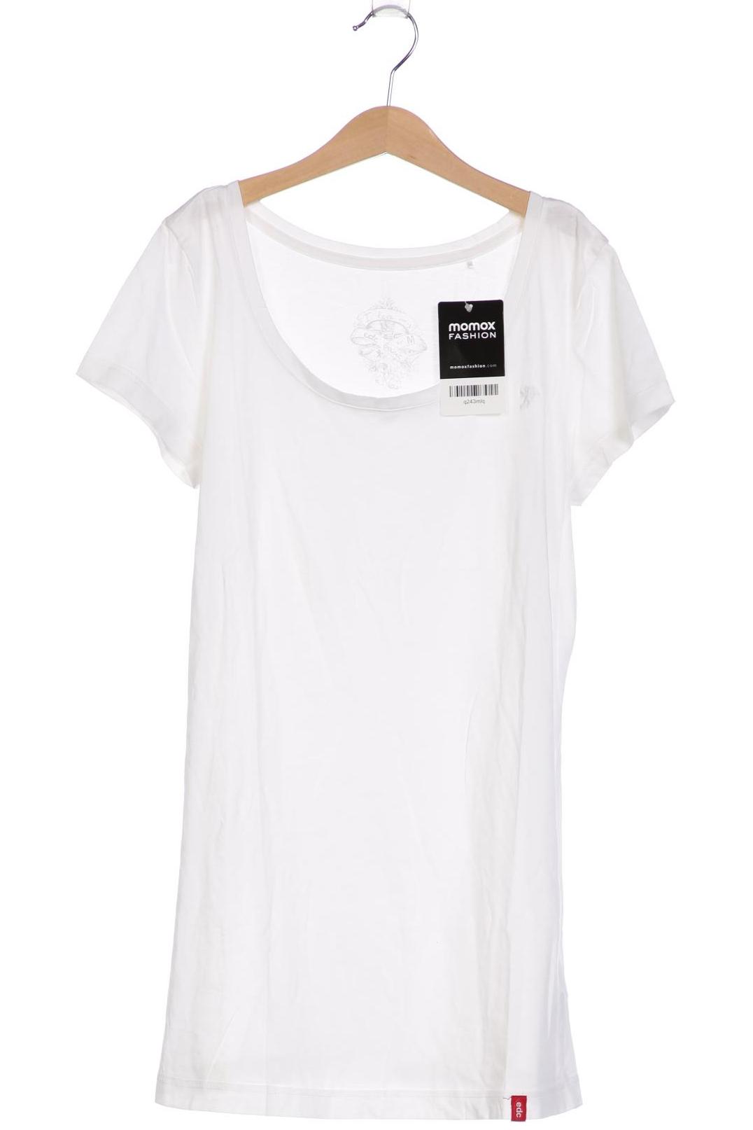 

edc by Esprit Damen T-Shirt, weiß, Gr. 38