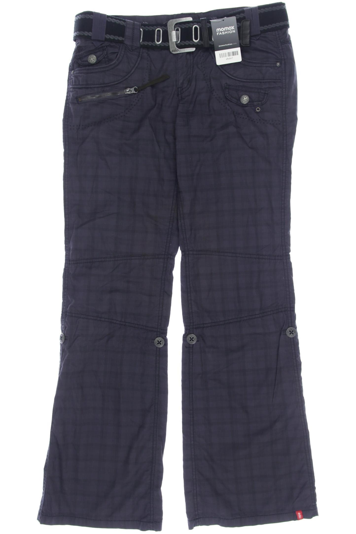 

edc by Esprit Damen Stoffhose, marineblau, Gr. 38