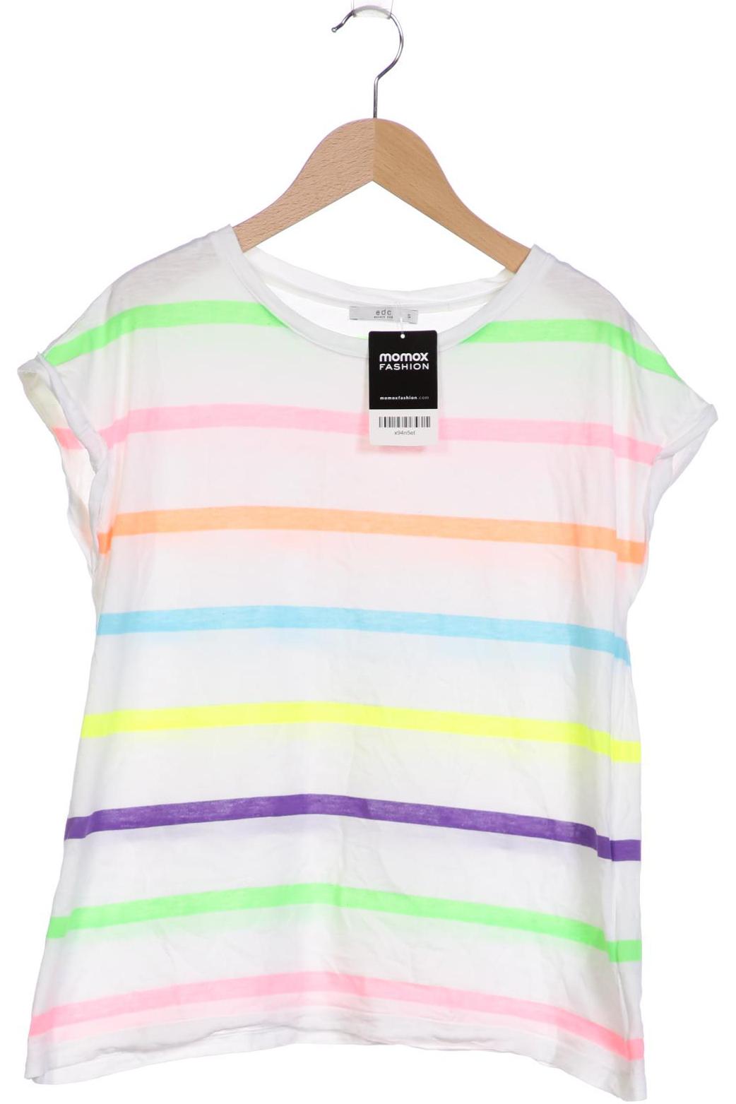 

edc by Esprit Damen T-Shirt, weiß, Gr. 36