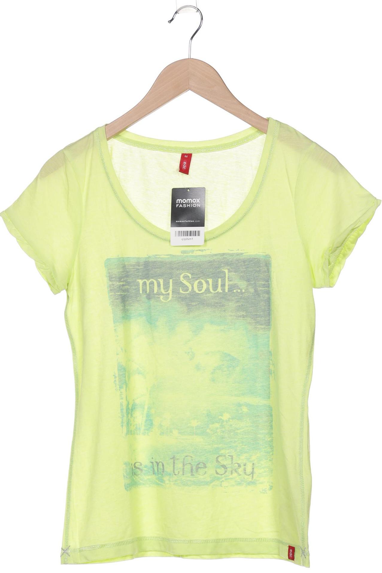 

edc by Esprit Damen T-Shirt, hellgrün, Gr. 38