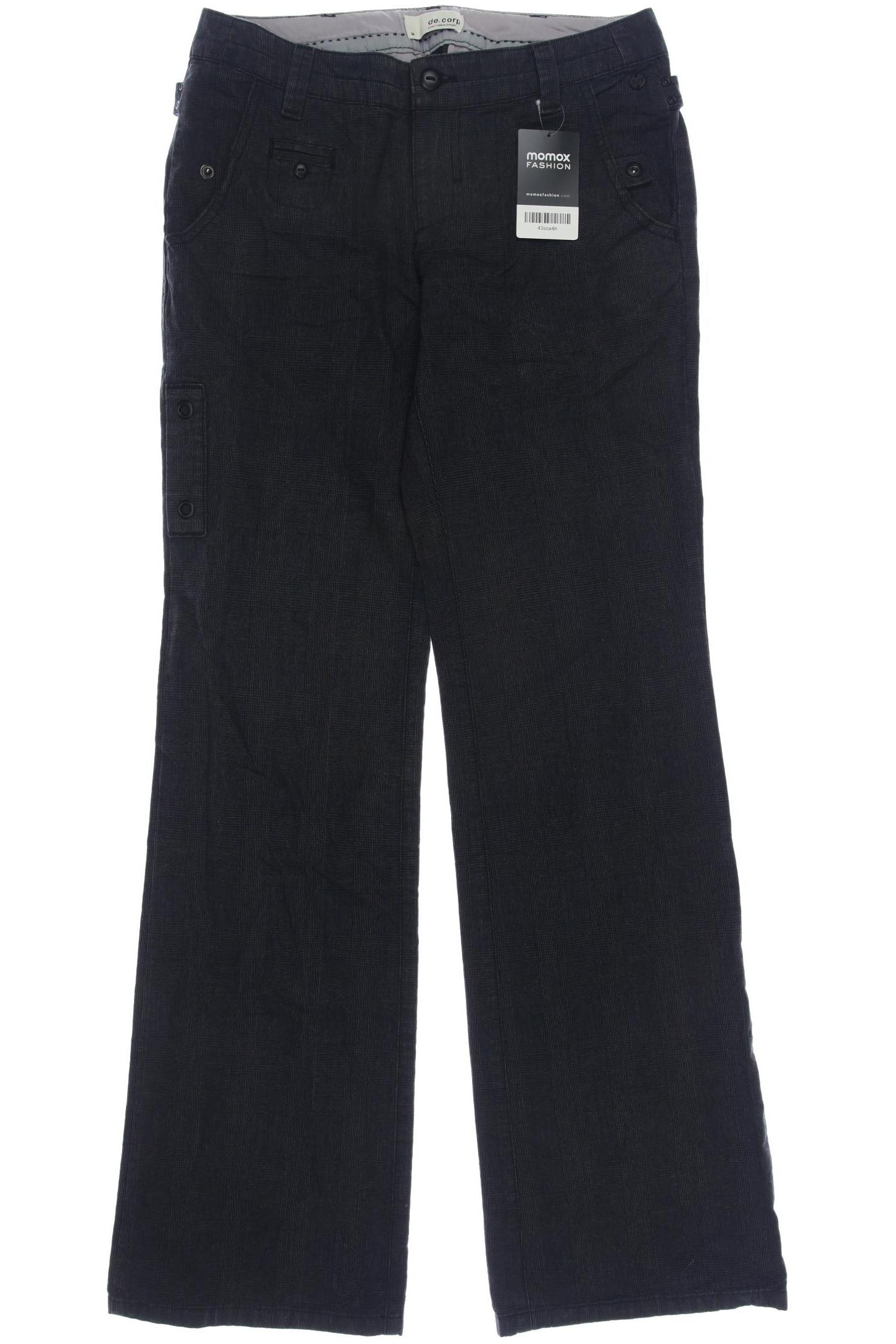 

edc by Esprit Damen Stoffhose, grau, Gr. 34