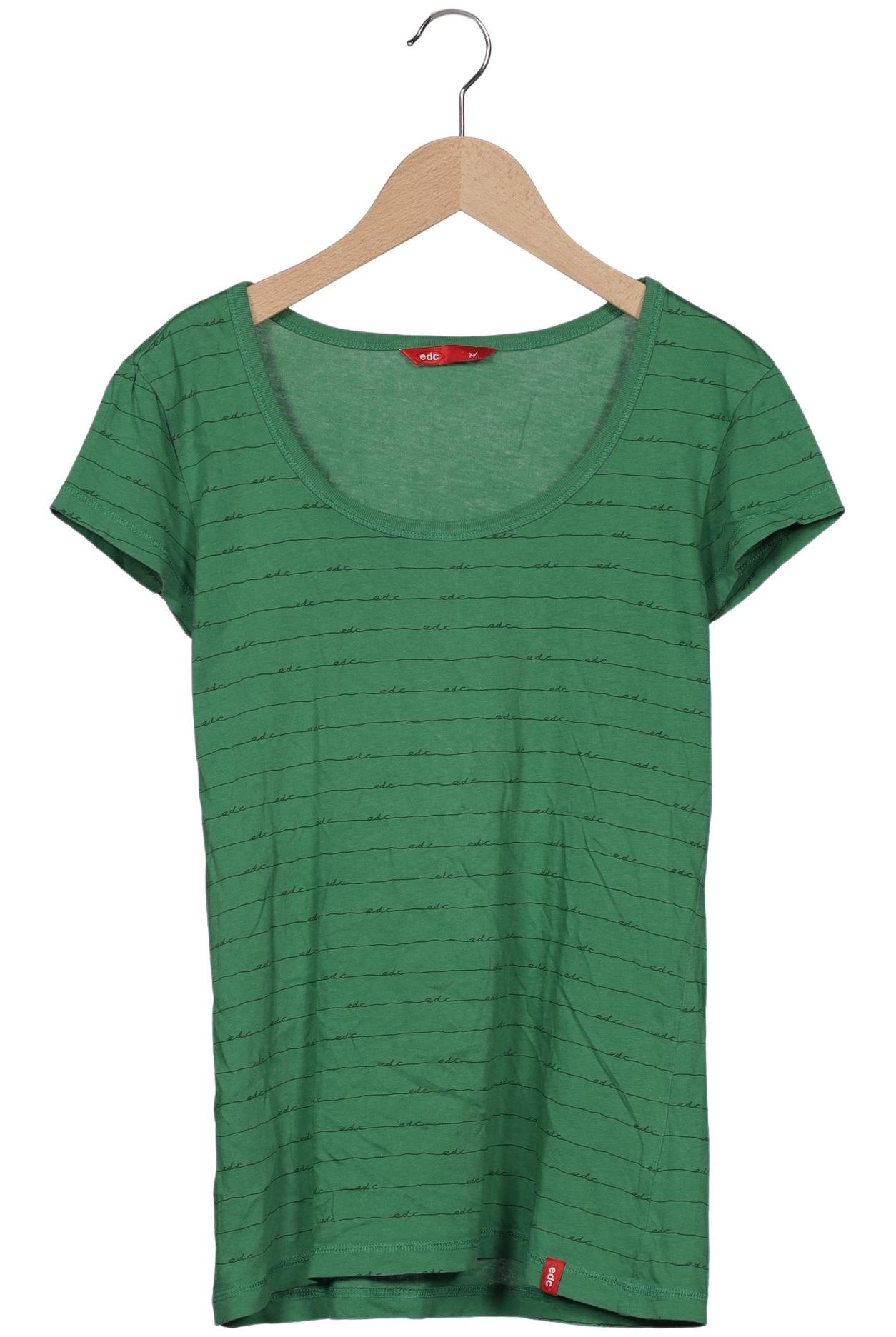 

edc by Esprit Damen T-Shirt, grün, Gr. 38