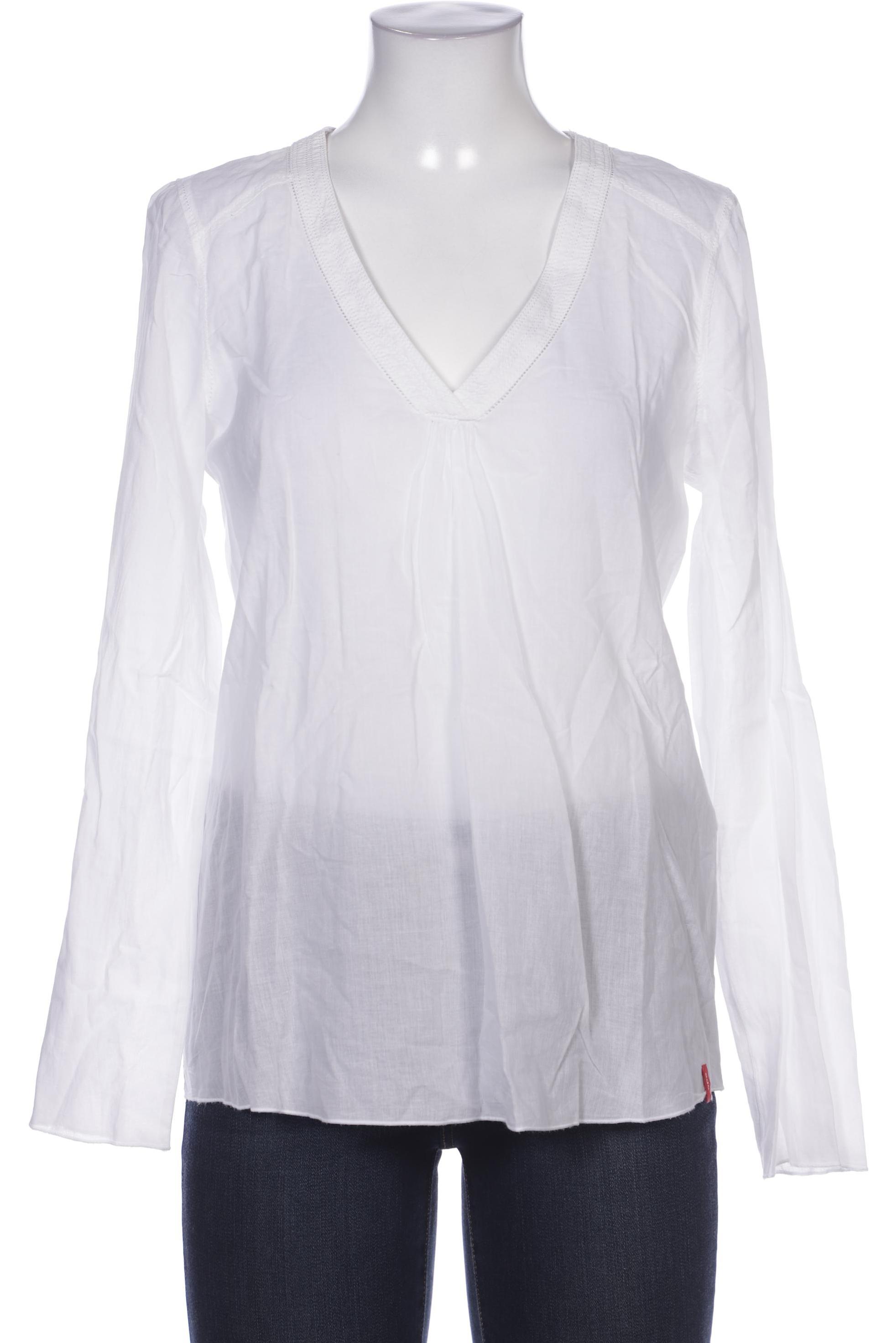 

edc by Esprit Damen Bluse, weiß, Gr. 38