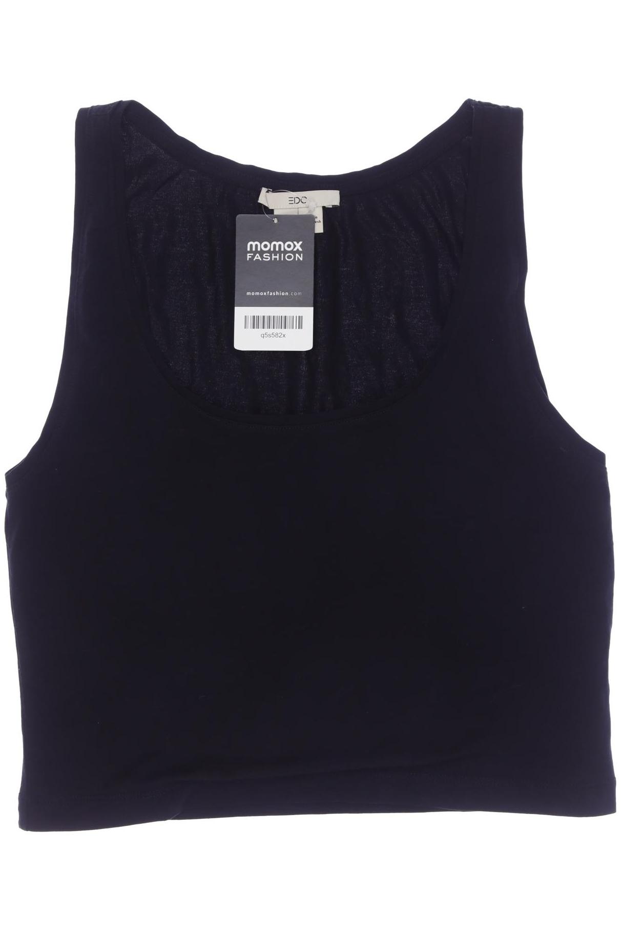 

edc by Esprit Damen Top, schwarz, Gr. 38