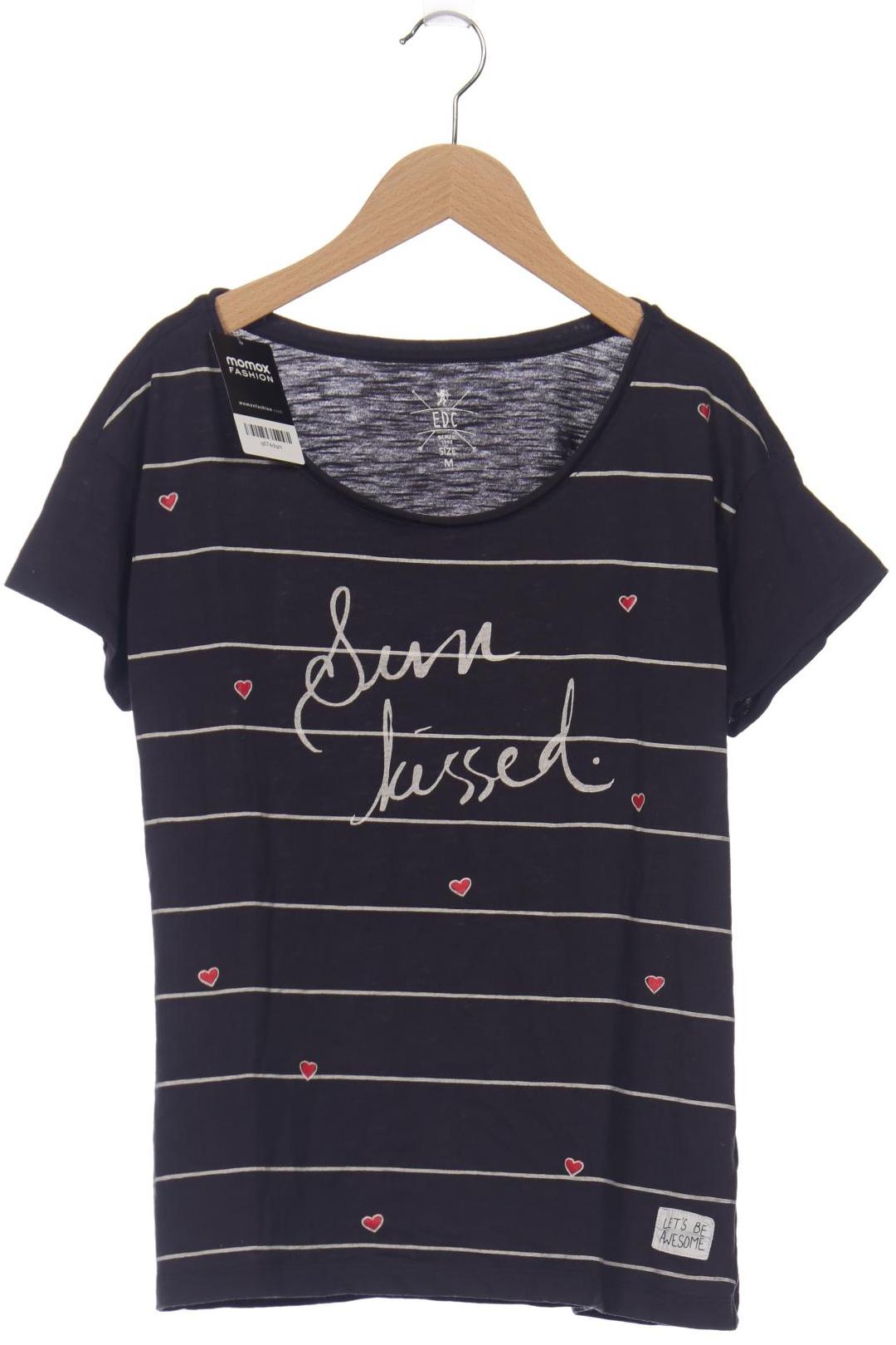 

edc by Esprit Damen T-Shirt, marineblau
