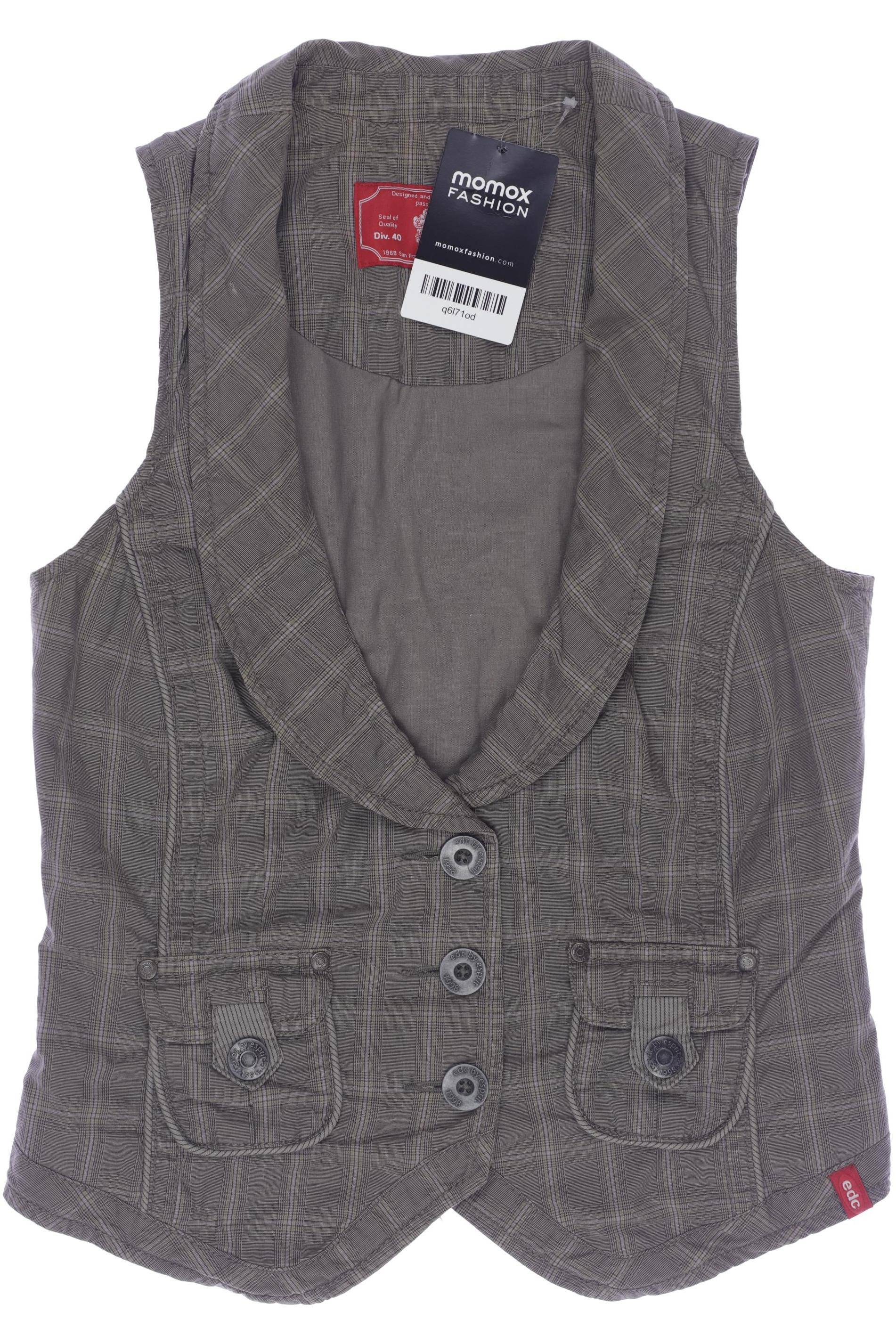 

edc by Esprit Damen Weste, braun, Gr. 34