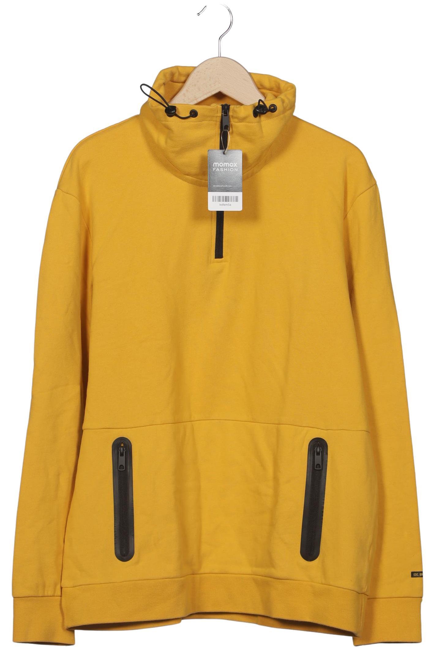 

edc by Esprit Herren Sweatshirt, gelb, Gr. 54