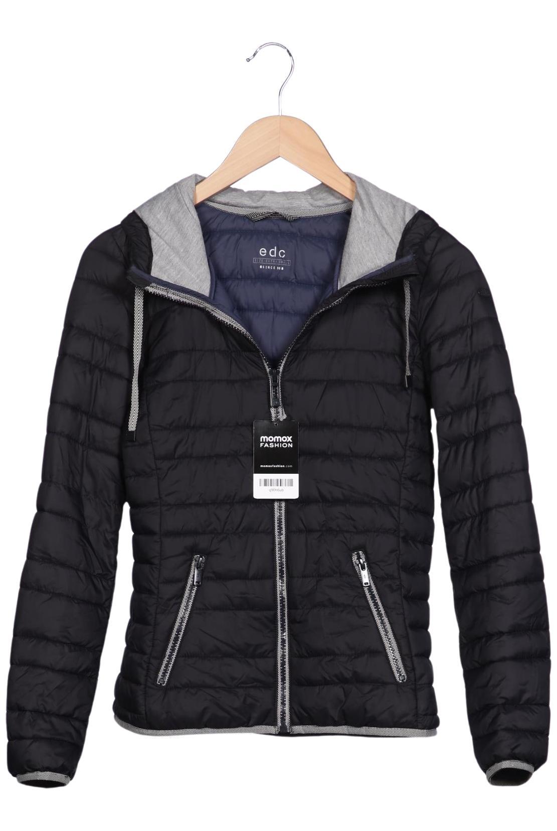 

edc by Esprit Damen Jacke, schwarz, Gr. 34