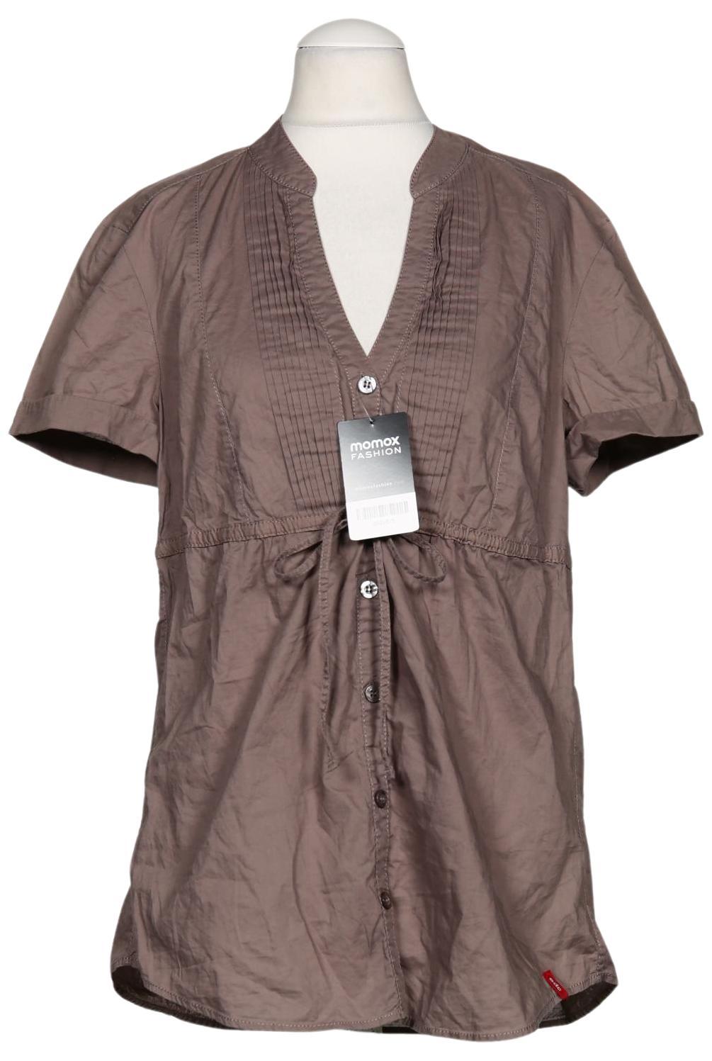 

edc by Esprit Damen Bluse, braun, Gr. 38