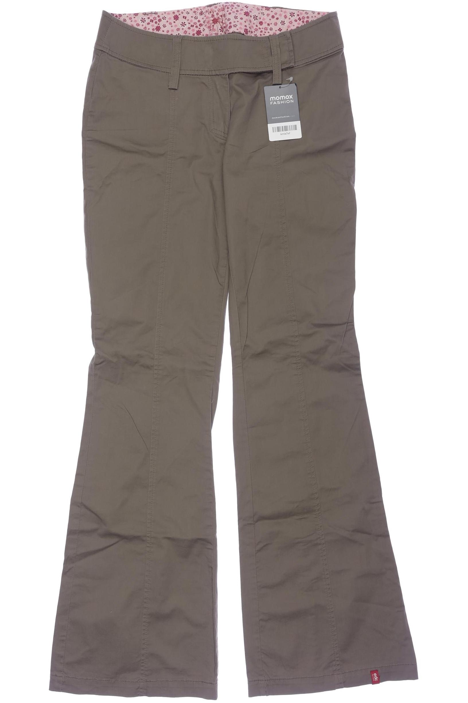 

edc by Esprit Damen Stoffhose, braun, Gr. 38