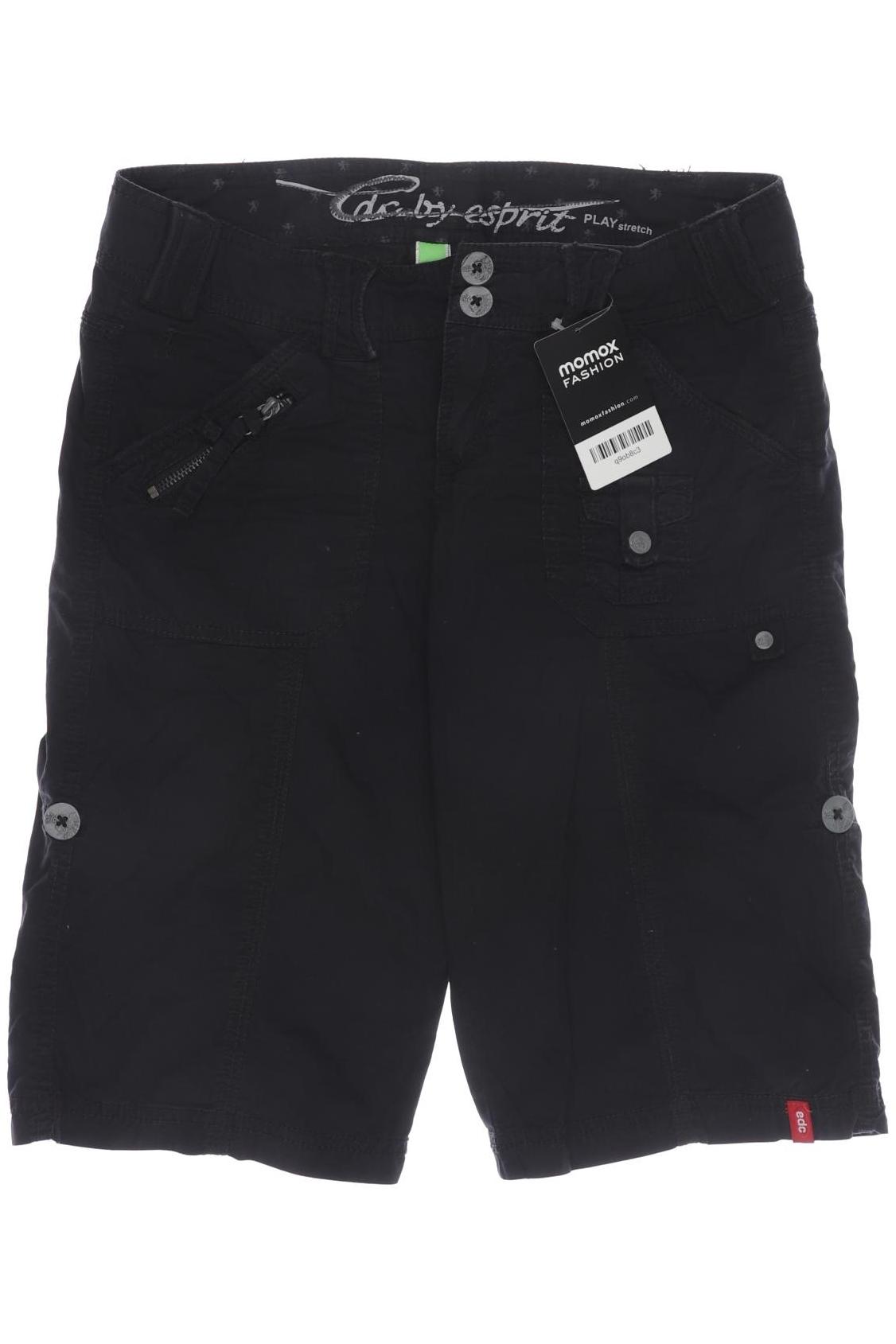 

edc by Esprit Damen Shorts, schwarz, Gr. 34