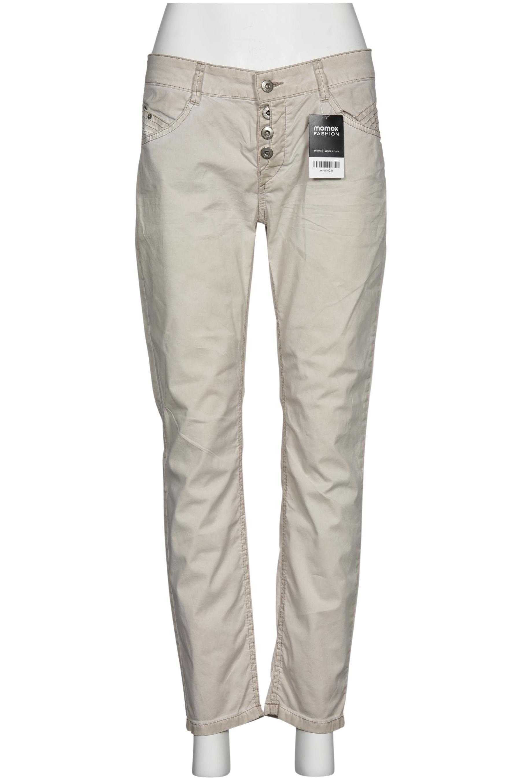 

edc by Esprit Damen Stoffhose, beige, Gr. 38