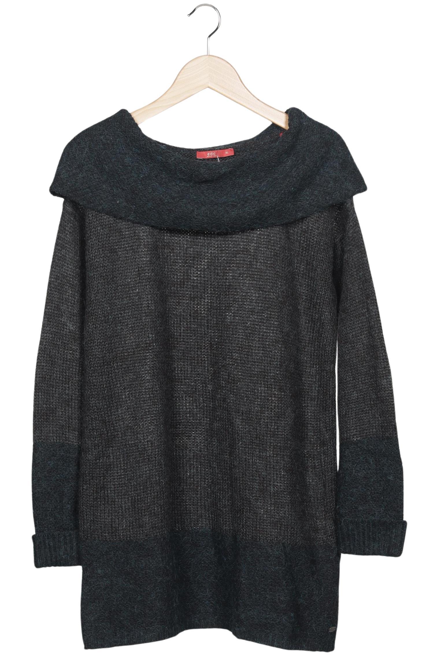 

edc by Esprit Damen Pullover, grau, Gr. 44