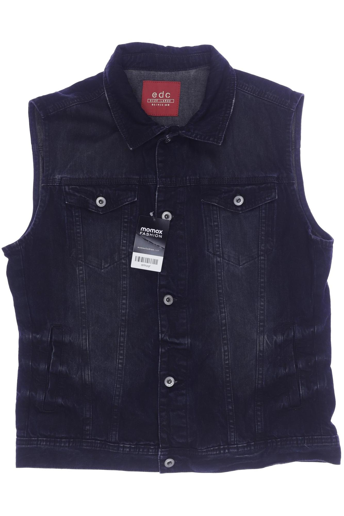 

edc by Esprit Herren Weste, marineblau, Gr. 52