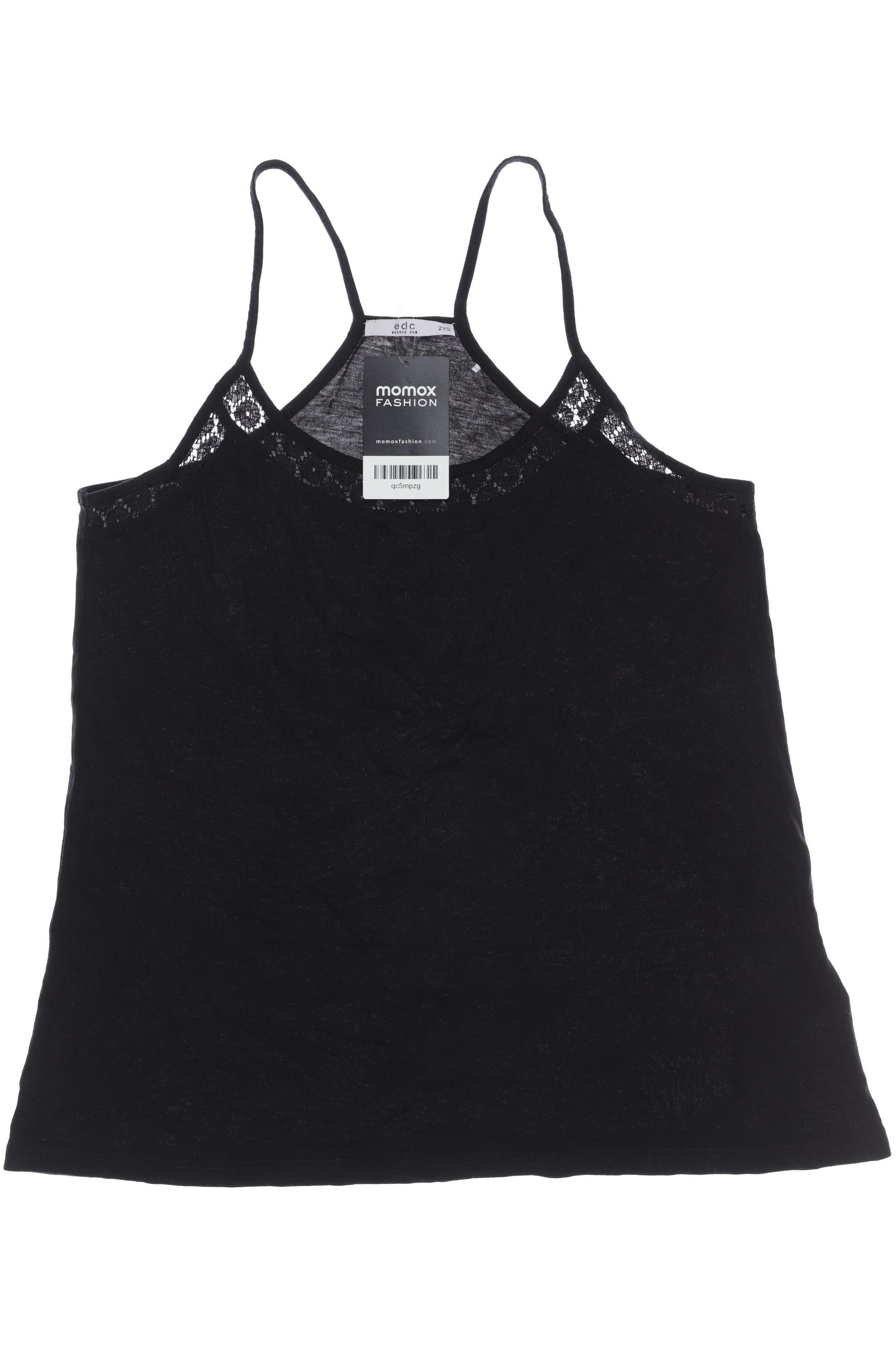 

edc by Esprit Damen Top, schwarz, Gr. 32