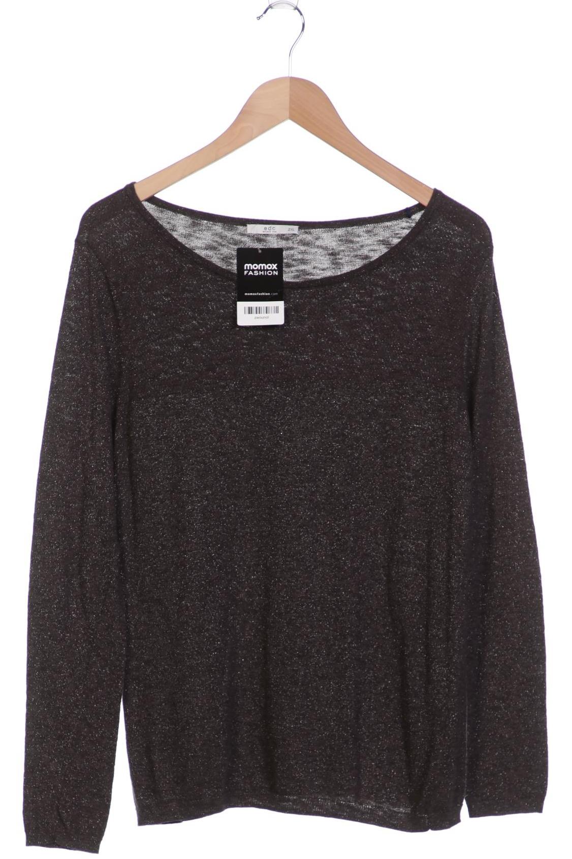 

edc by Esprit Damen Pullover, grau, Gr. 46