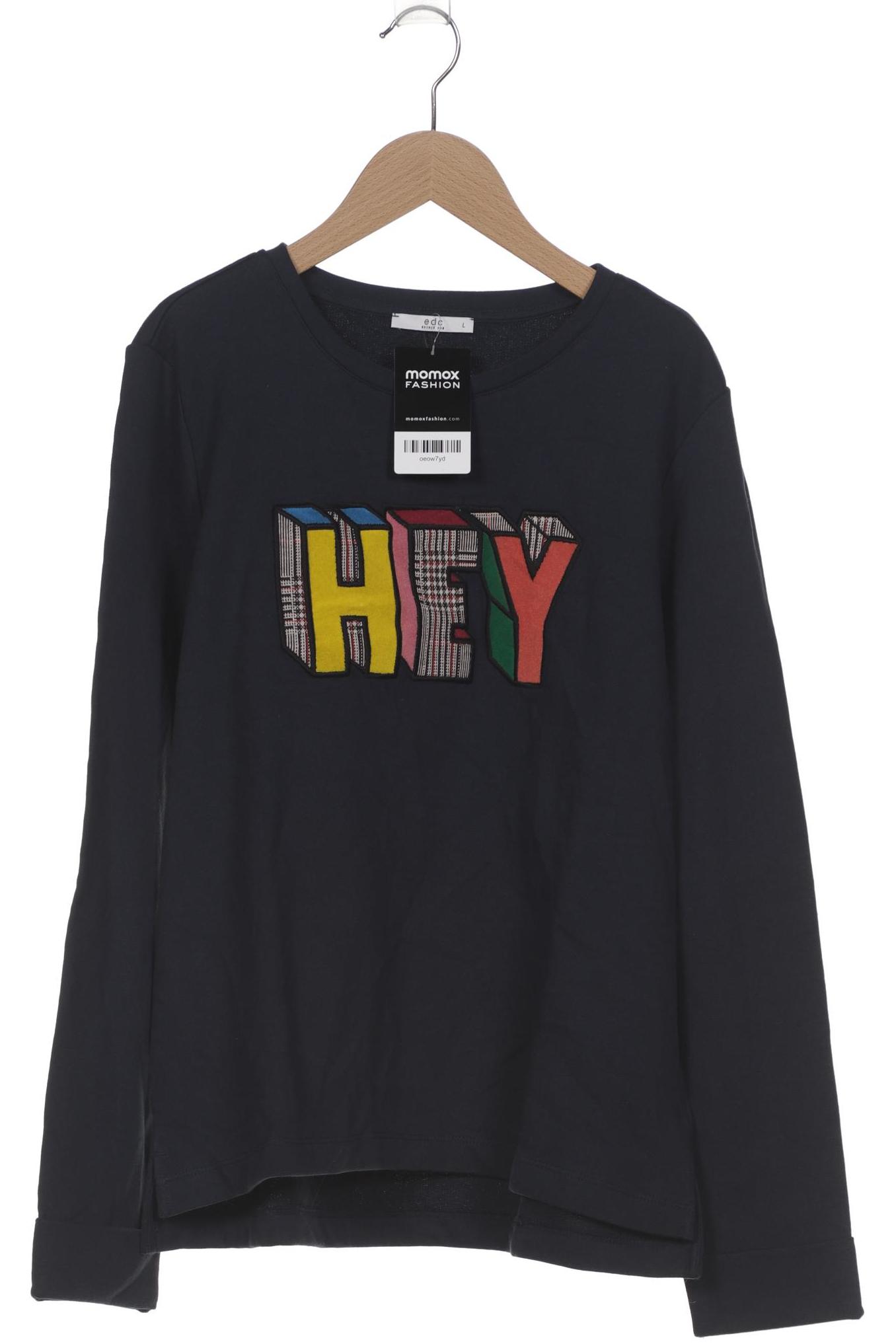 

edc by Esprit Damen Sweatshirt, marineblau, Gr. 42