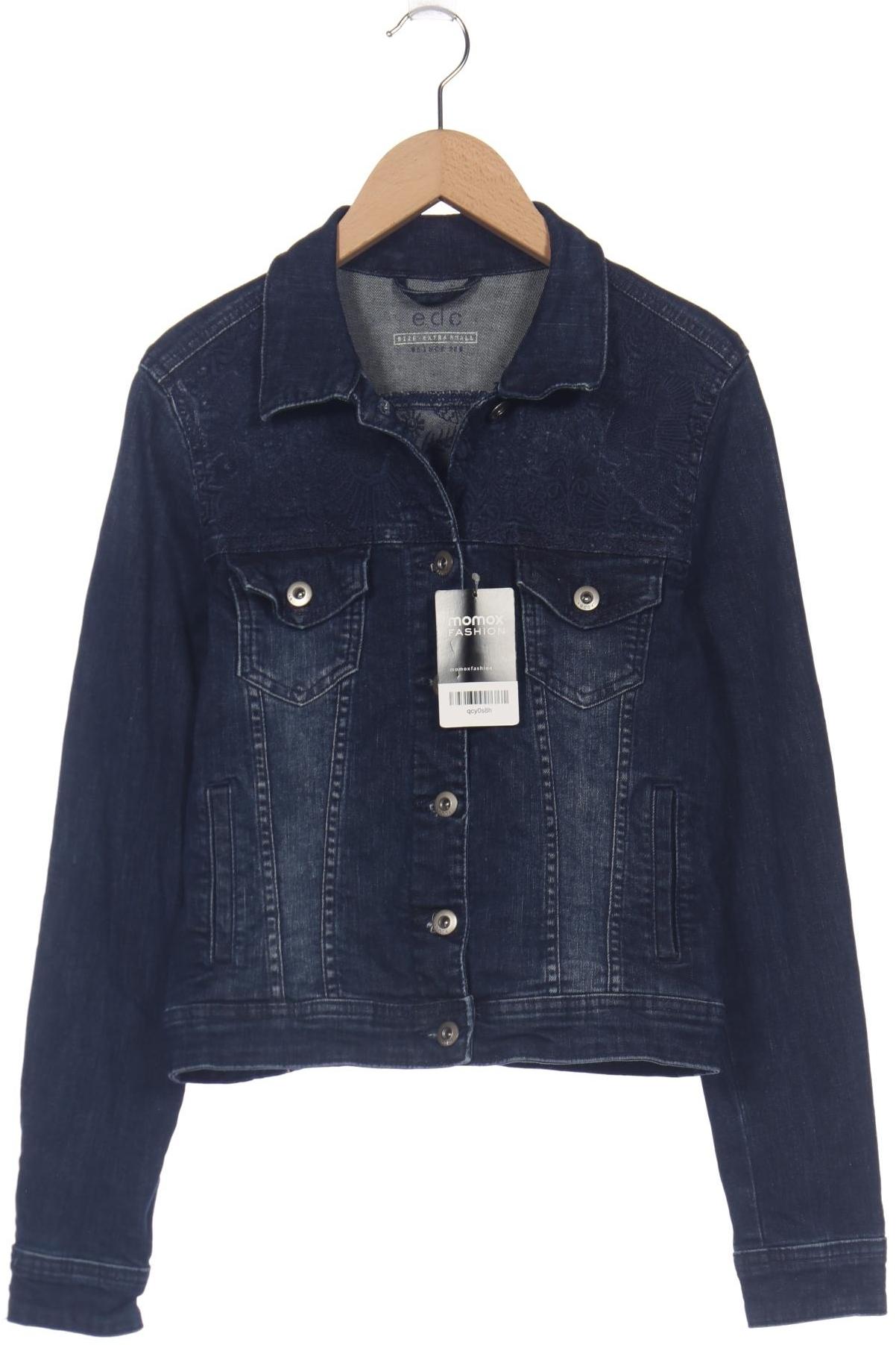 

edc by Esprit Damen Jacke, blau, Gr. 34