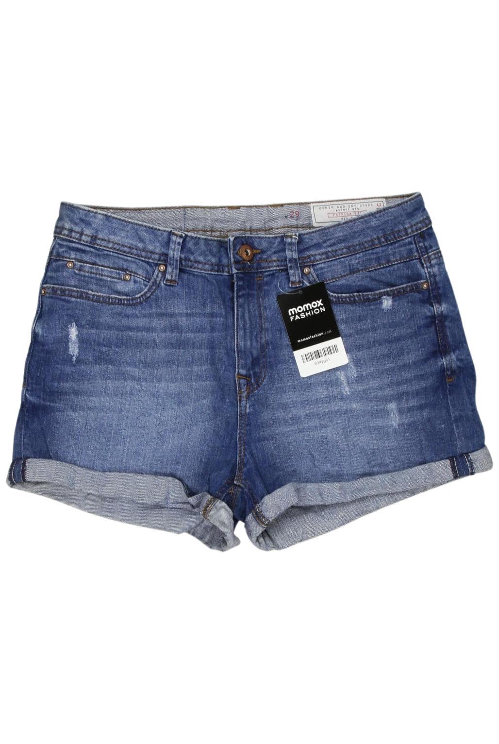 

edc by Esprit Damen Shorts, blau, Gr. 29
