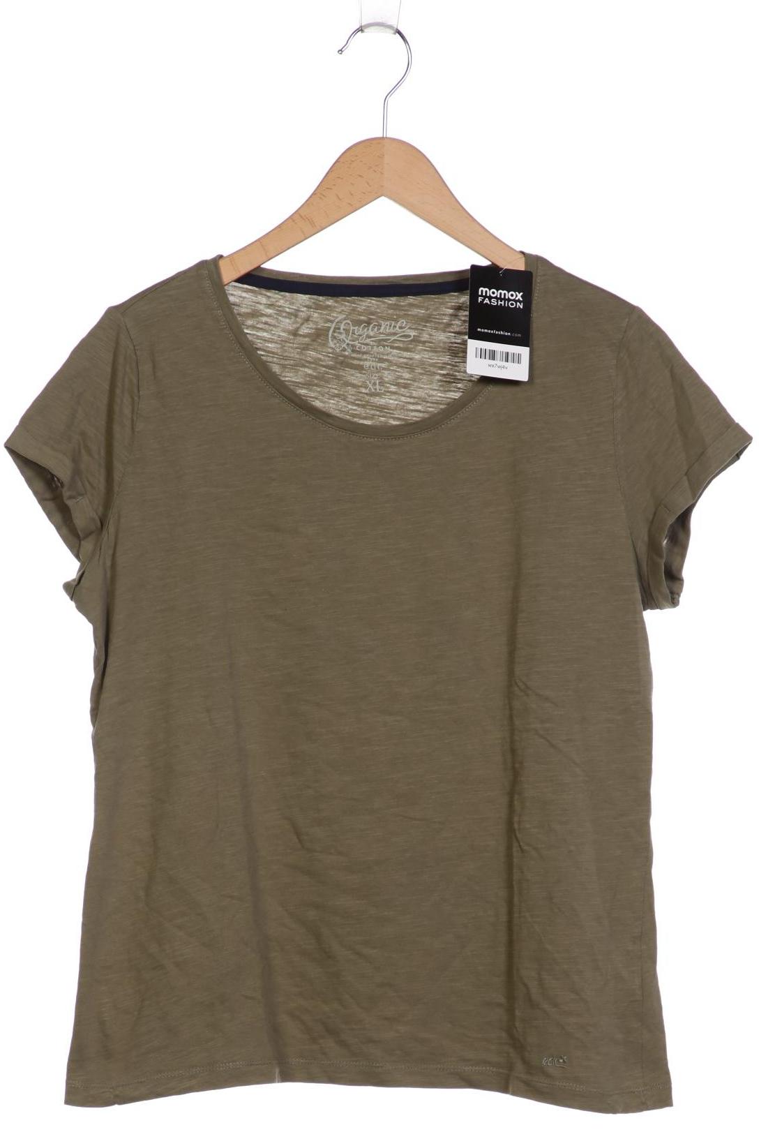 

edc by Esprit Damen T-Shirt, grün, Gr. 44