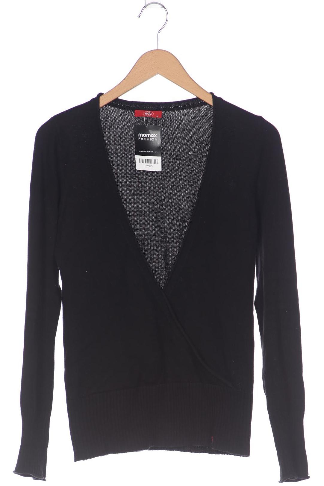 

edc by Esprit Damen Pullover, schwarz, Gr. 38