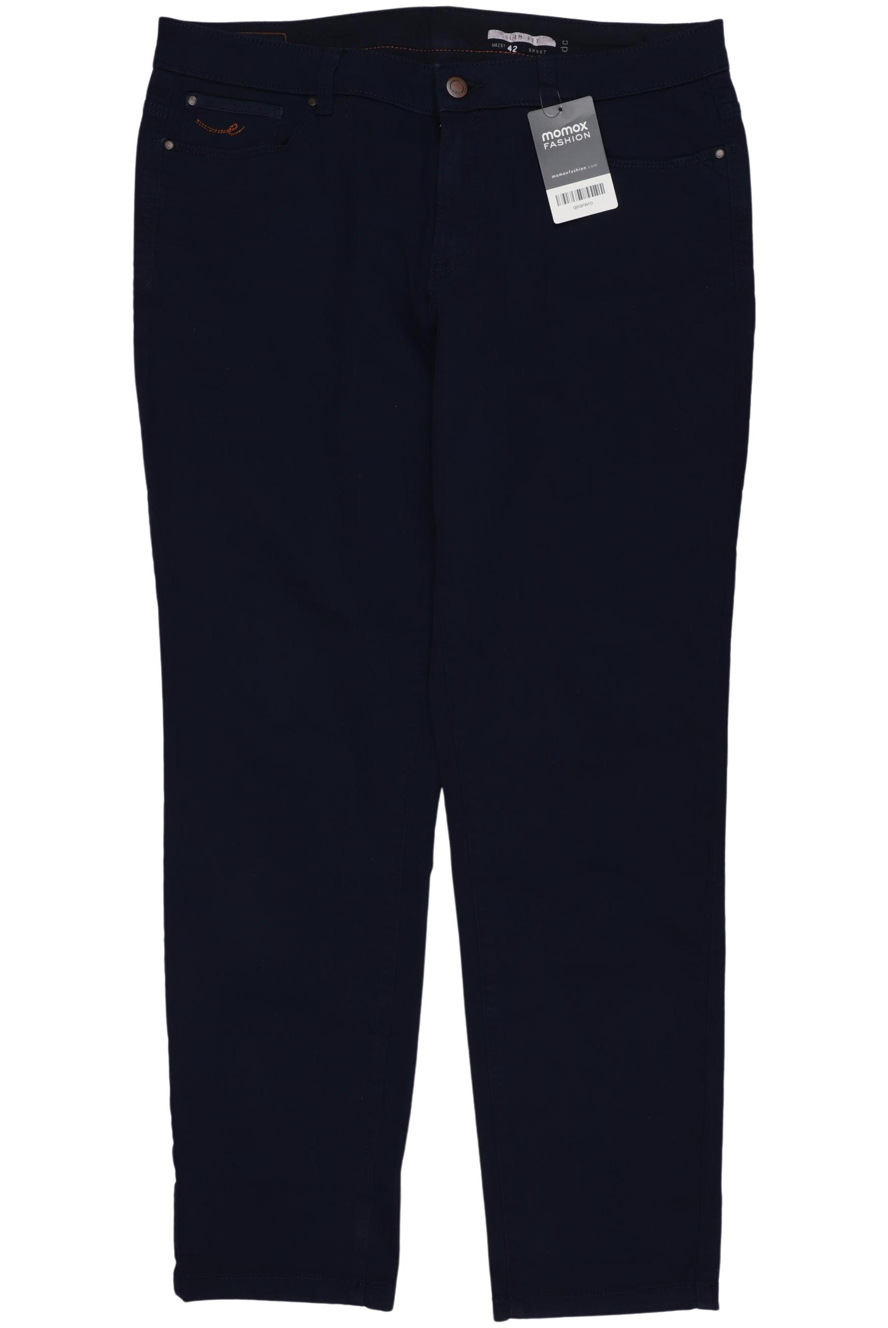 

edc by Esprit Damen Stoffhose, marineblau, Gr. 42