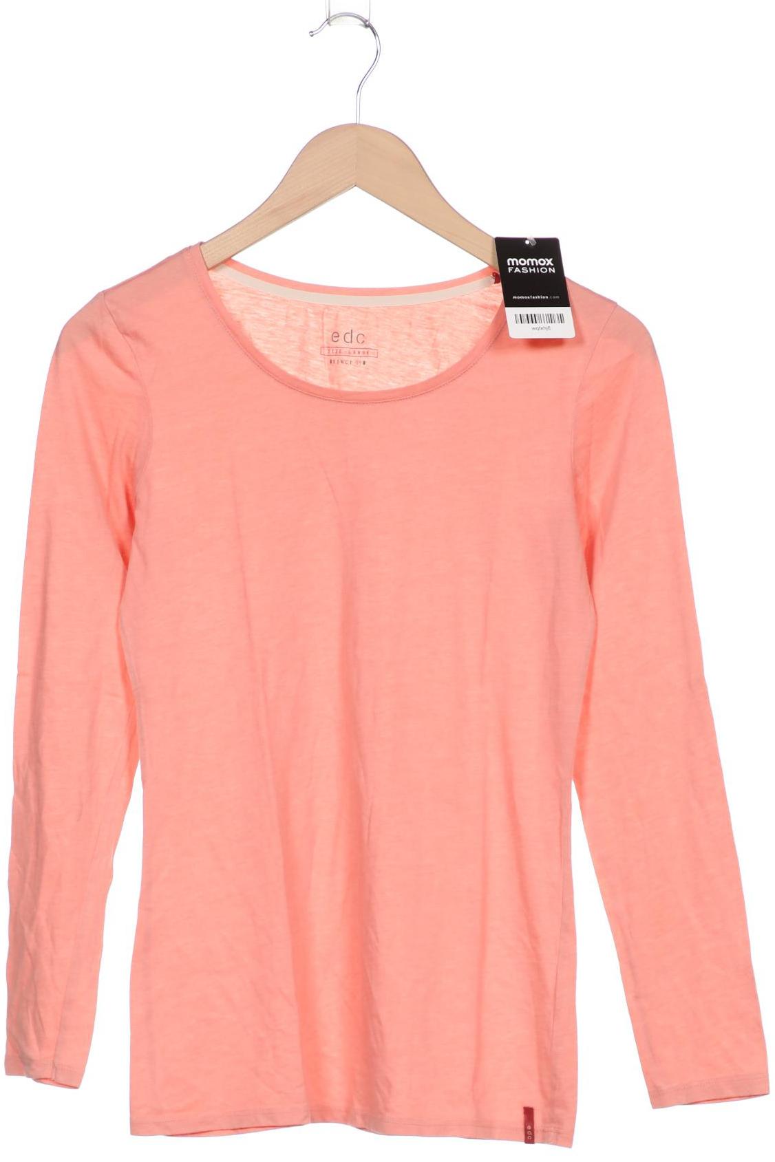 

edc by Esprit Damen Langarmshirt, orange, Gr. 42