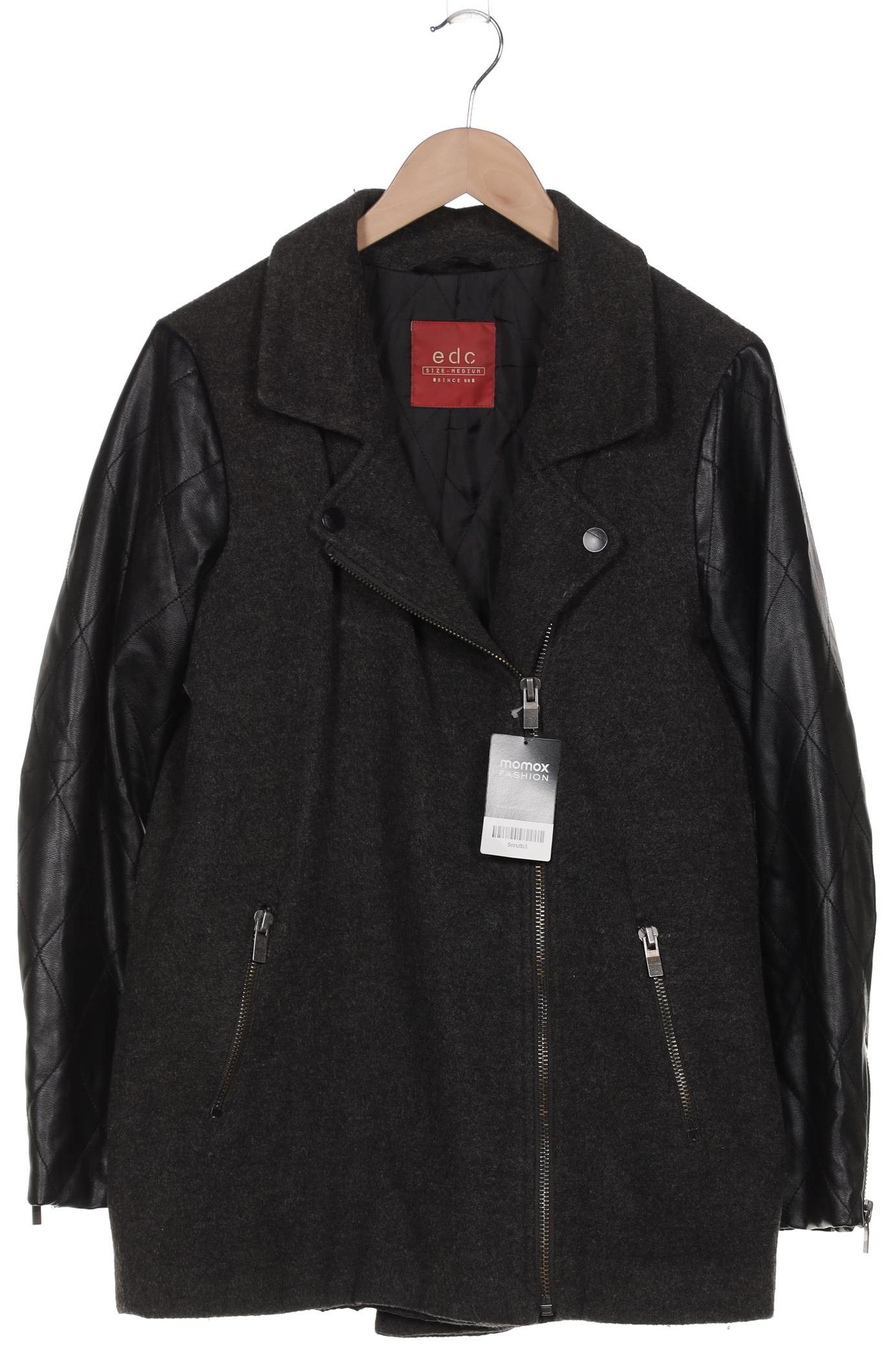 

edc by Esprit Damen Jacke, grau, Gr. 38