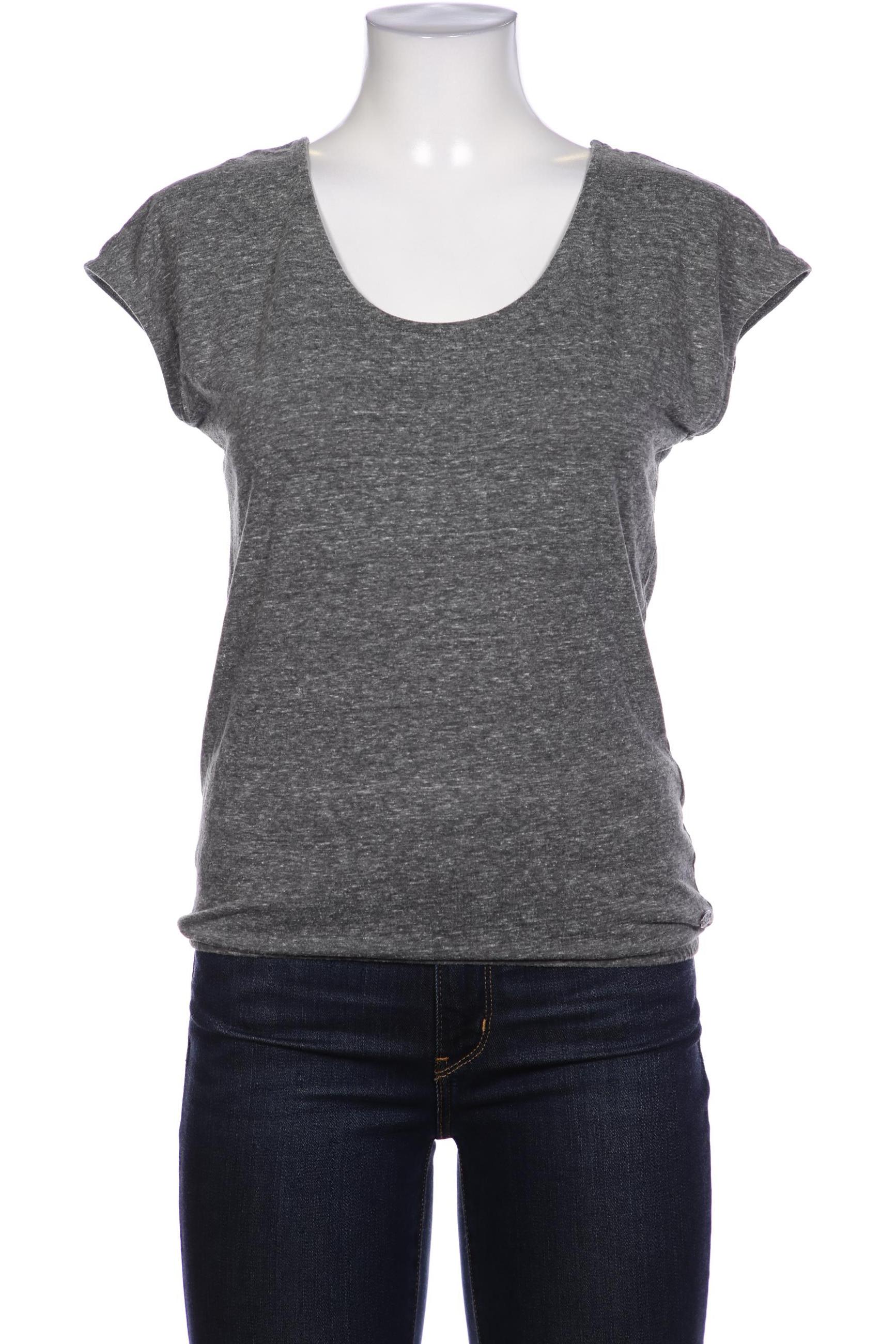 

edc by Esprit Damen T-Shirt, grau, Gr. 36