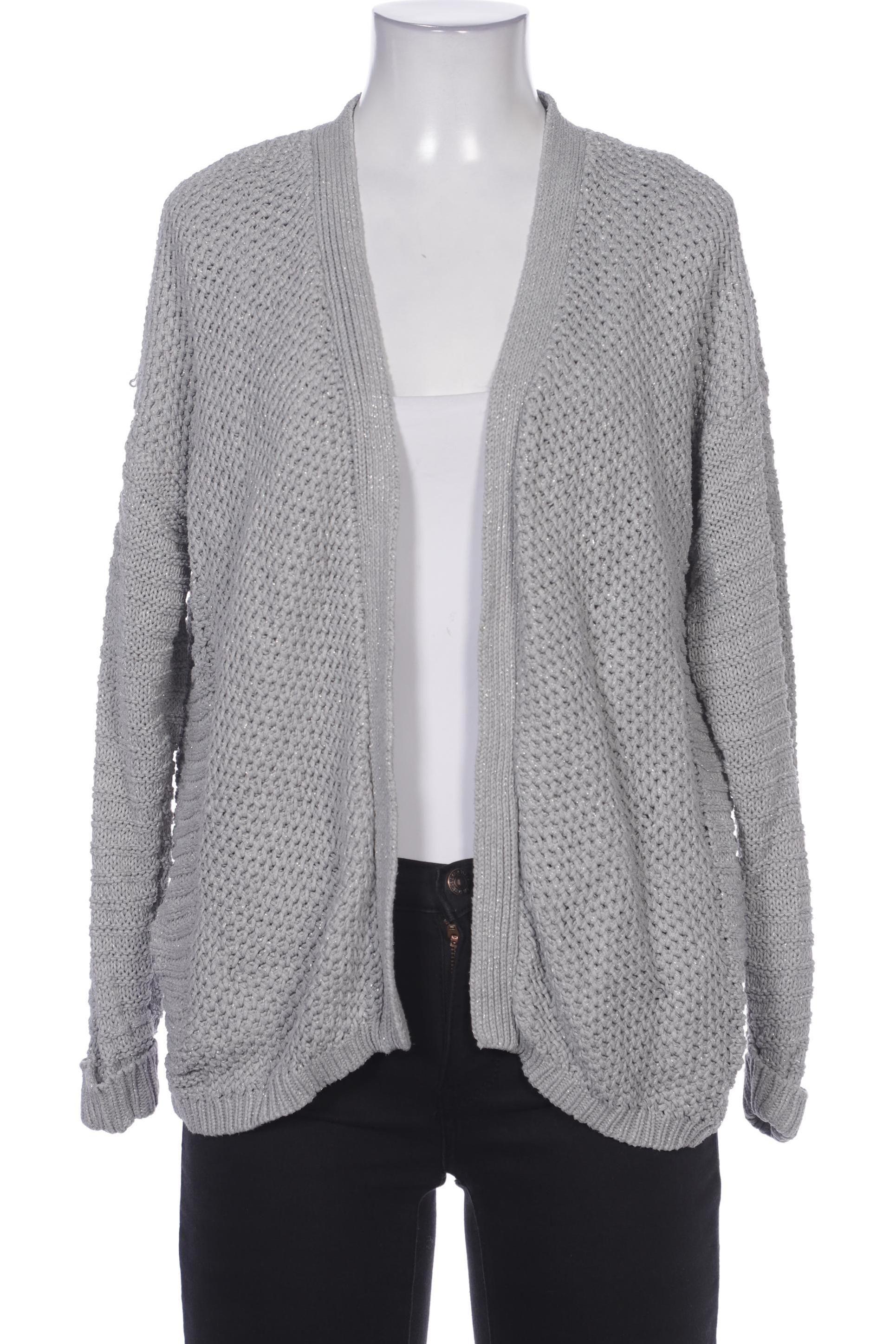 

edc by Esprit Damen Strickjacke, grau, Gr. 36