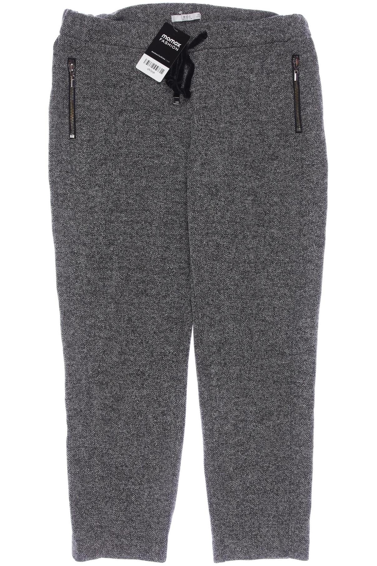 

edc by Esprit Damen Stoffhose, grau, Gr. 36